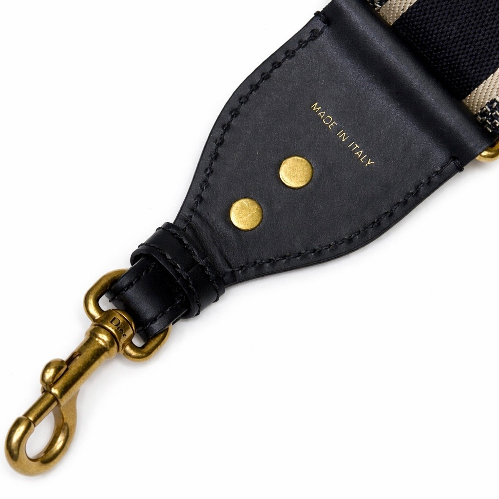 DIOR - STRAP EMBROIDERED BLUE