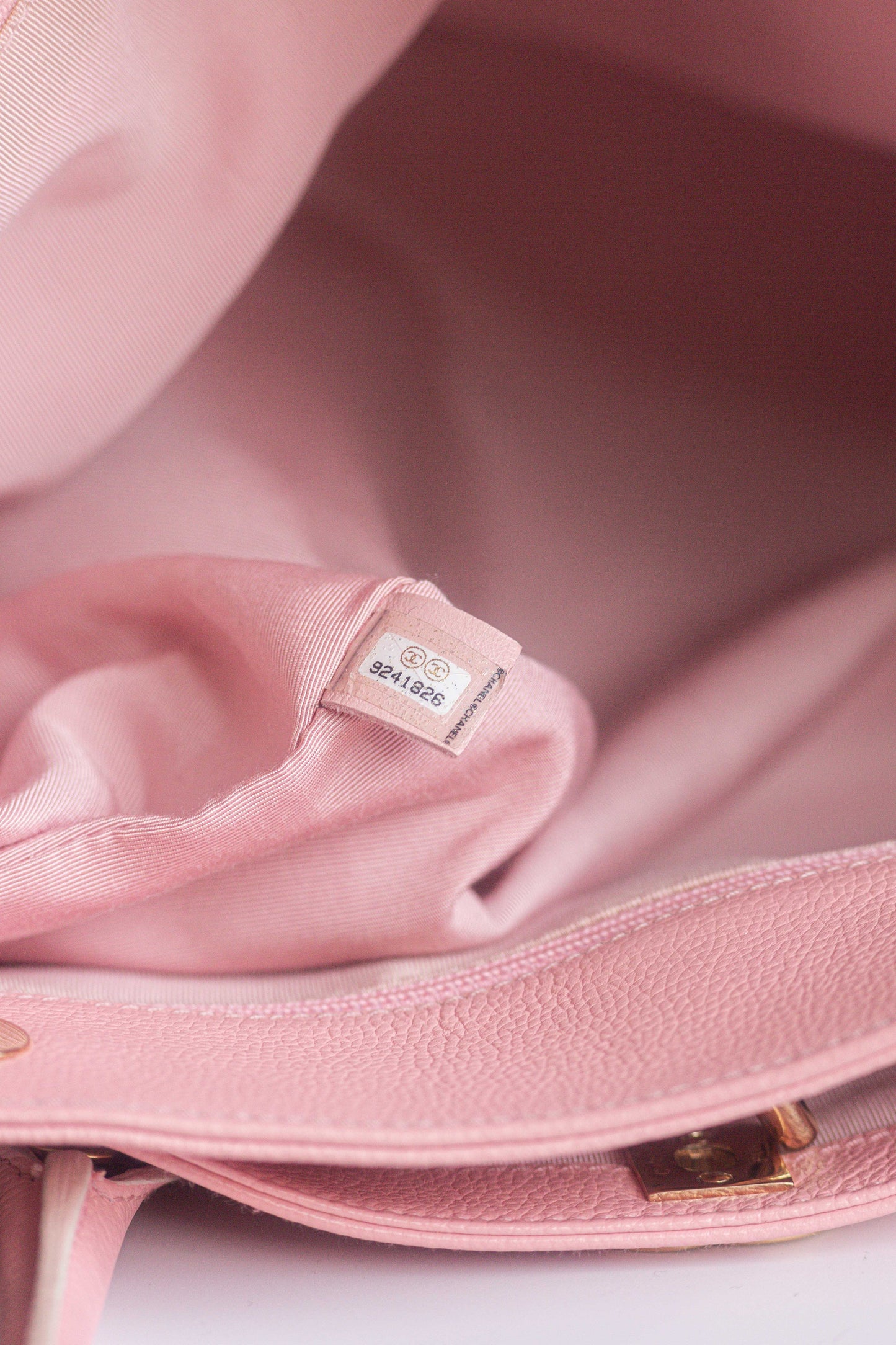 CHANEL - TOTE BAG PINK LEATHER WITH STRAP