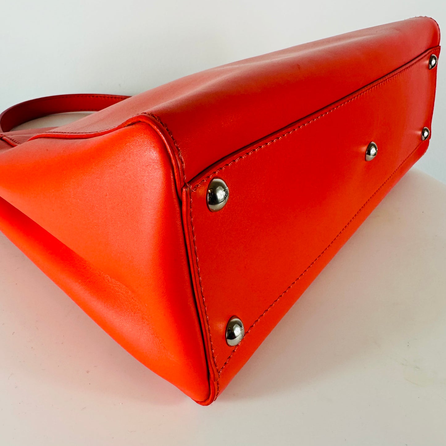 *LIMITED EDITION* FENDI - Peekaboo Bag red with strap blue python and crocodile details