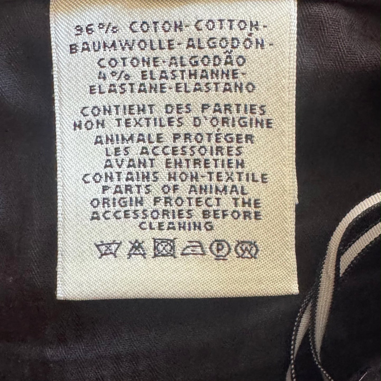 HERMÈS - SHORTS BLACK COTTON SIZE 38 FR