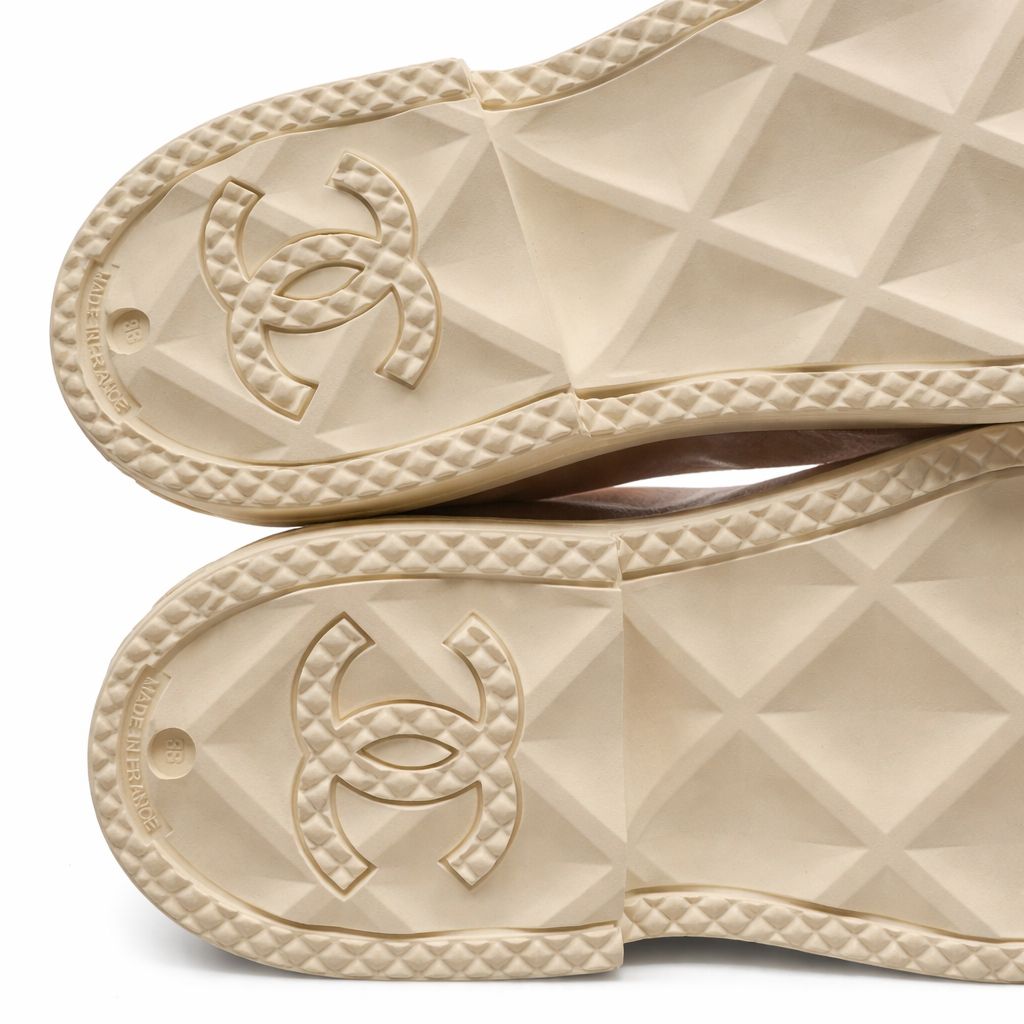 CHANEL - RAINING BOOTS PINK AND WHITE SIZE 38 FR