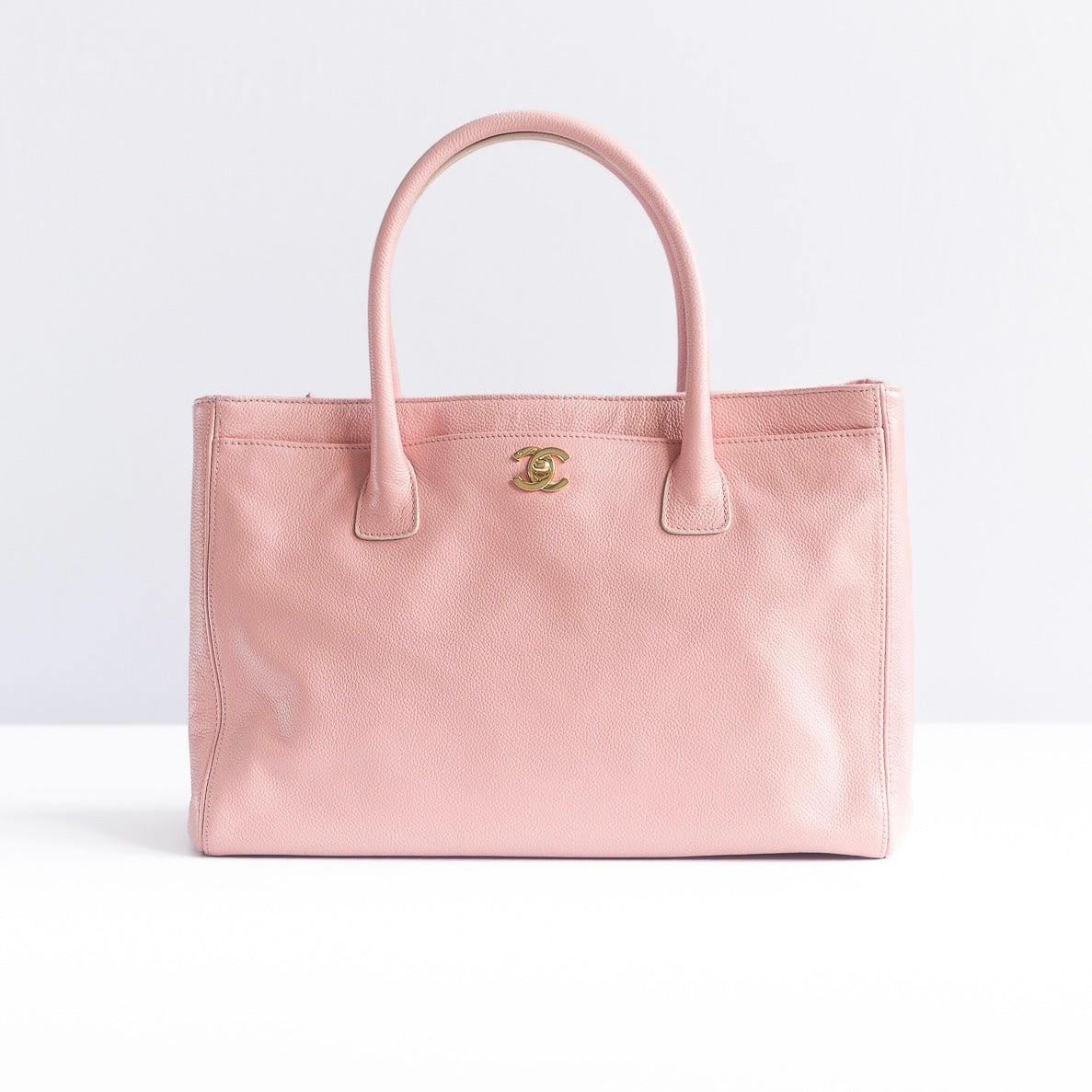 CHANEL - TOTE BAG PINK LEATHER WITH STRAP