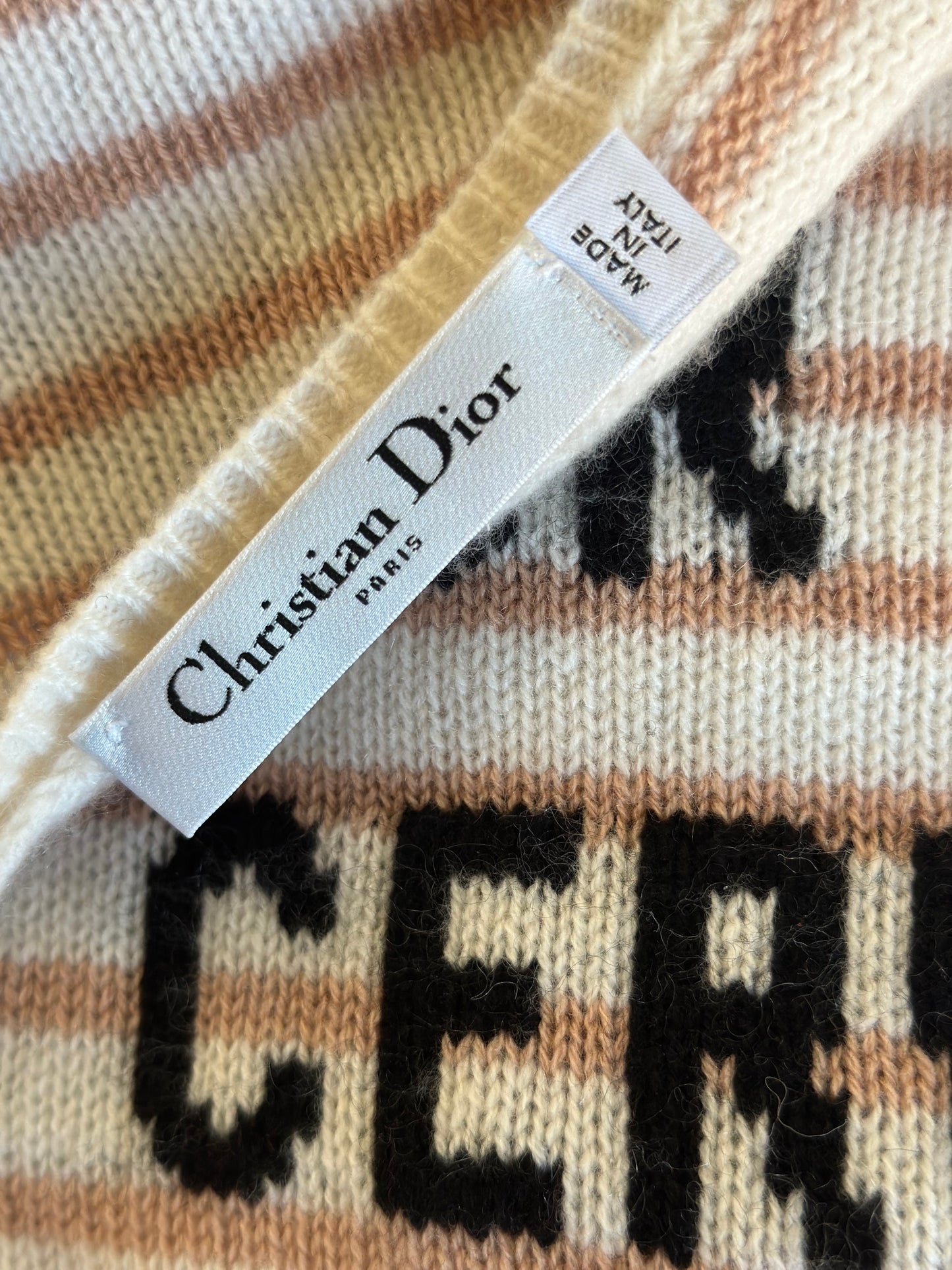 DIOR Pullover 100% cachemire J’Adior Porto Cervo size 38 EU