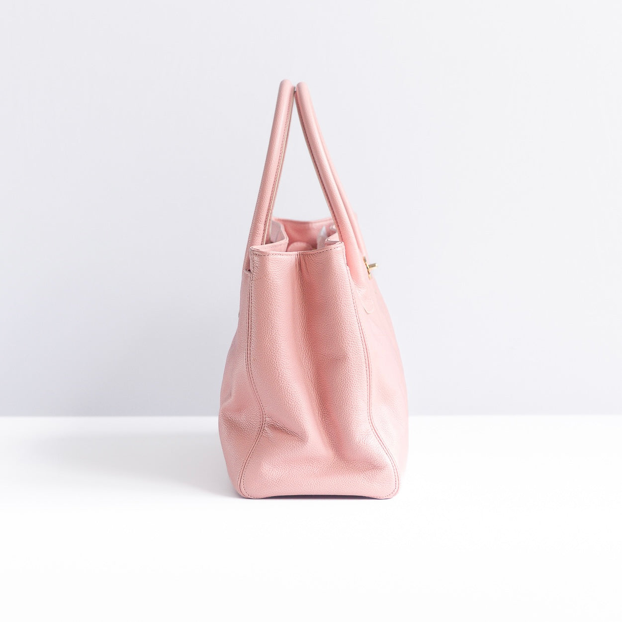 CHANEL - TOTE BAG PINK LEATHER WITH STRAP