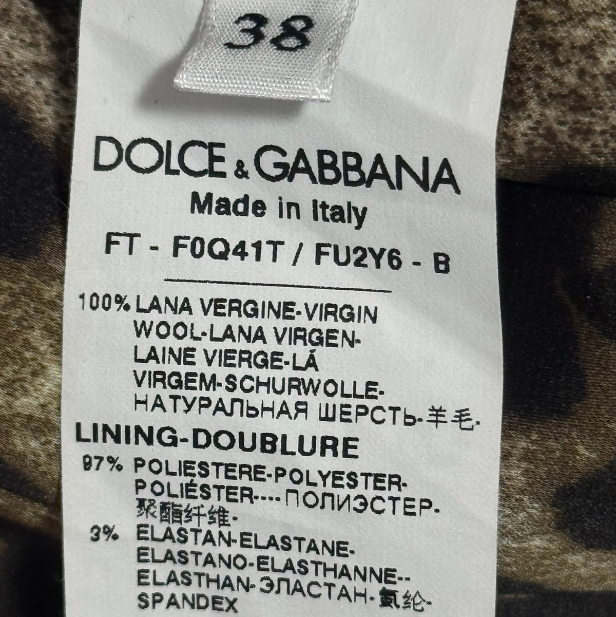DOLCE & GABBANA - LONG COAT BON TON PINK WOOL SIZE 38 IT
