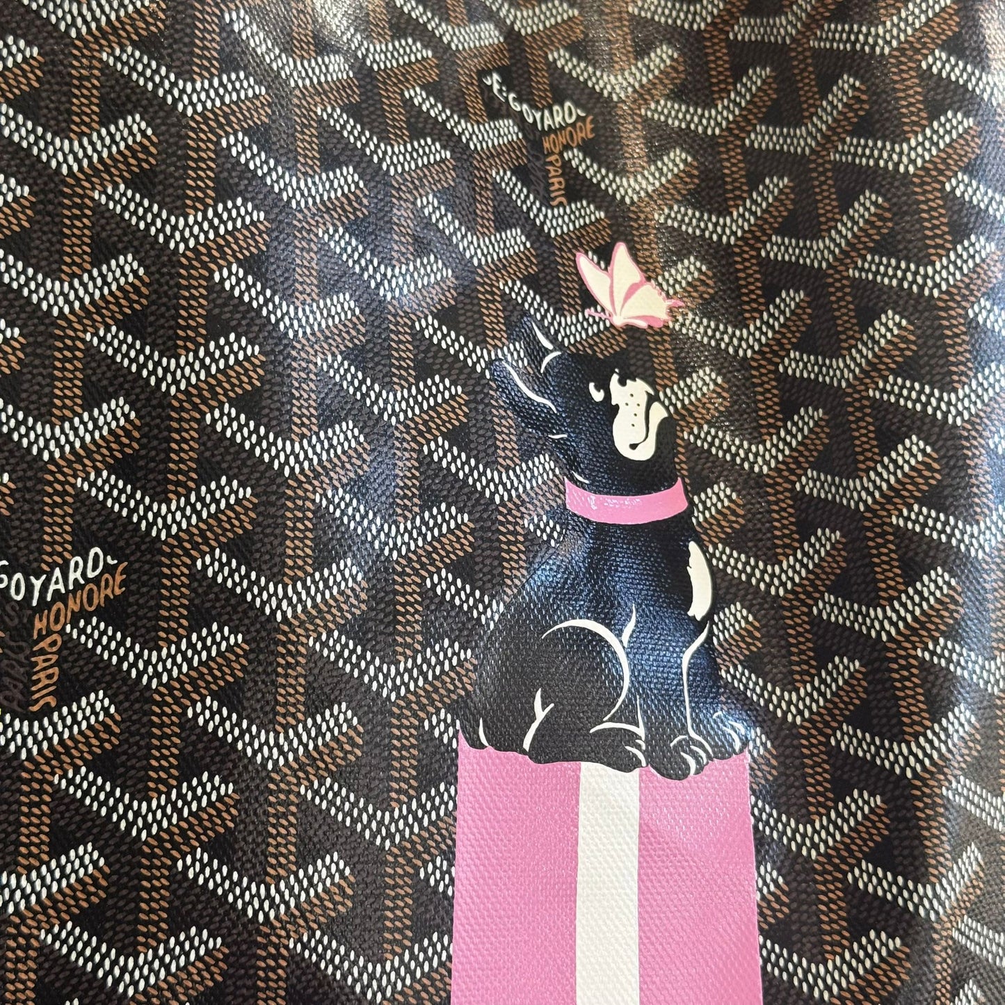 GOYARD - *NEVER USED* TOTE BAG SAINT LOUIS GM “HULOT” MOTIF