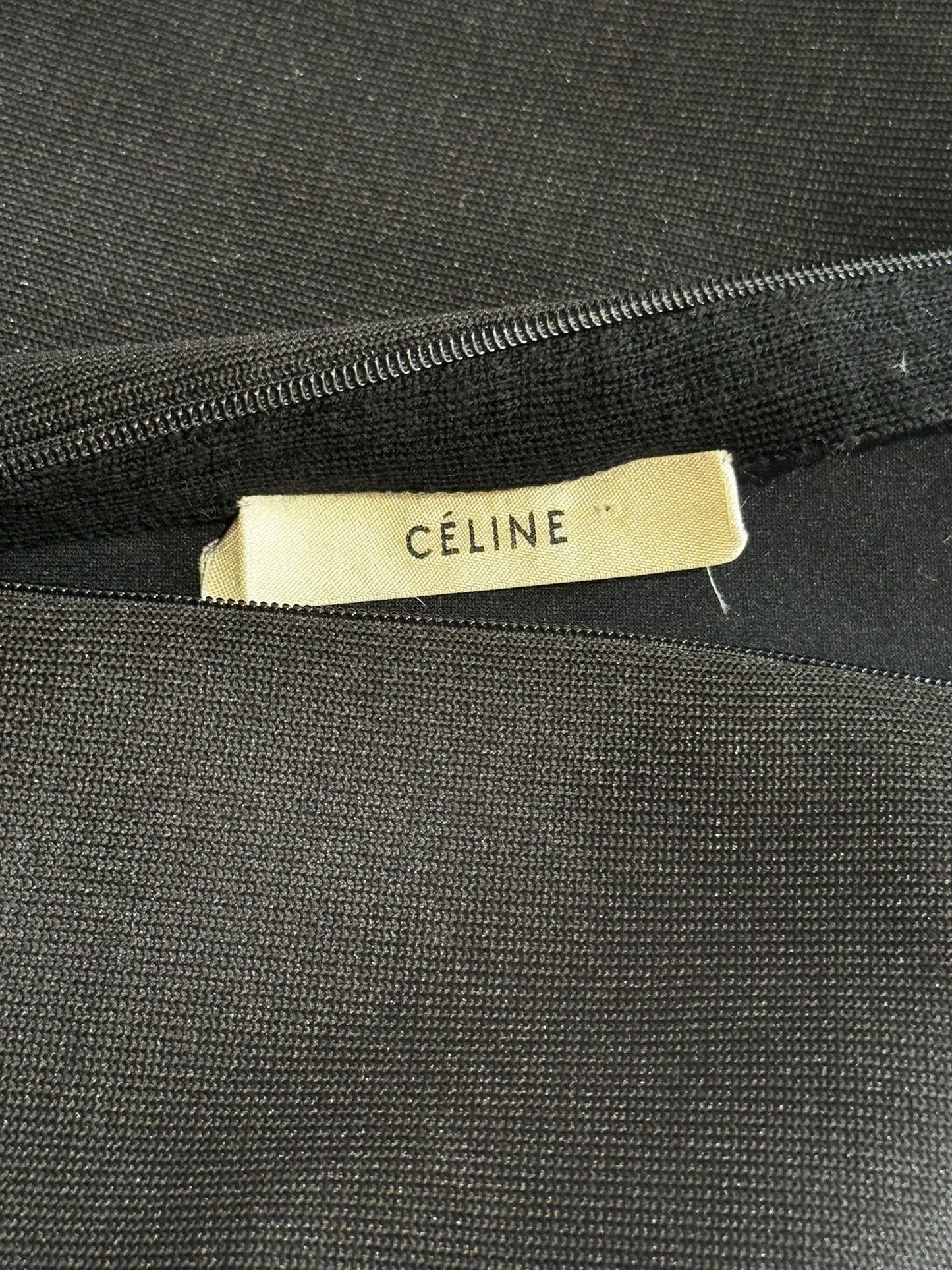 CÉLINE - *LIMITED EDITION* SWEATSHIRT WITH LAMBSKIN AND MINK FUR SIZE XS