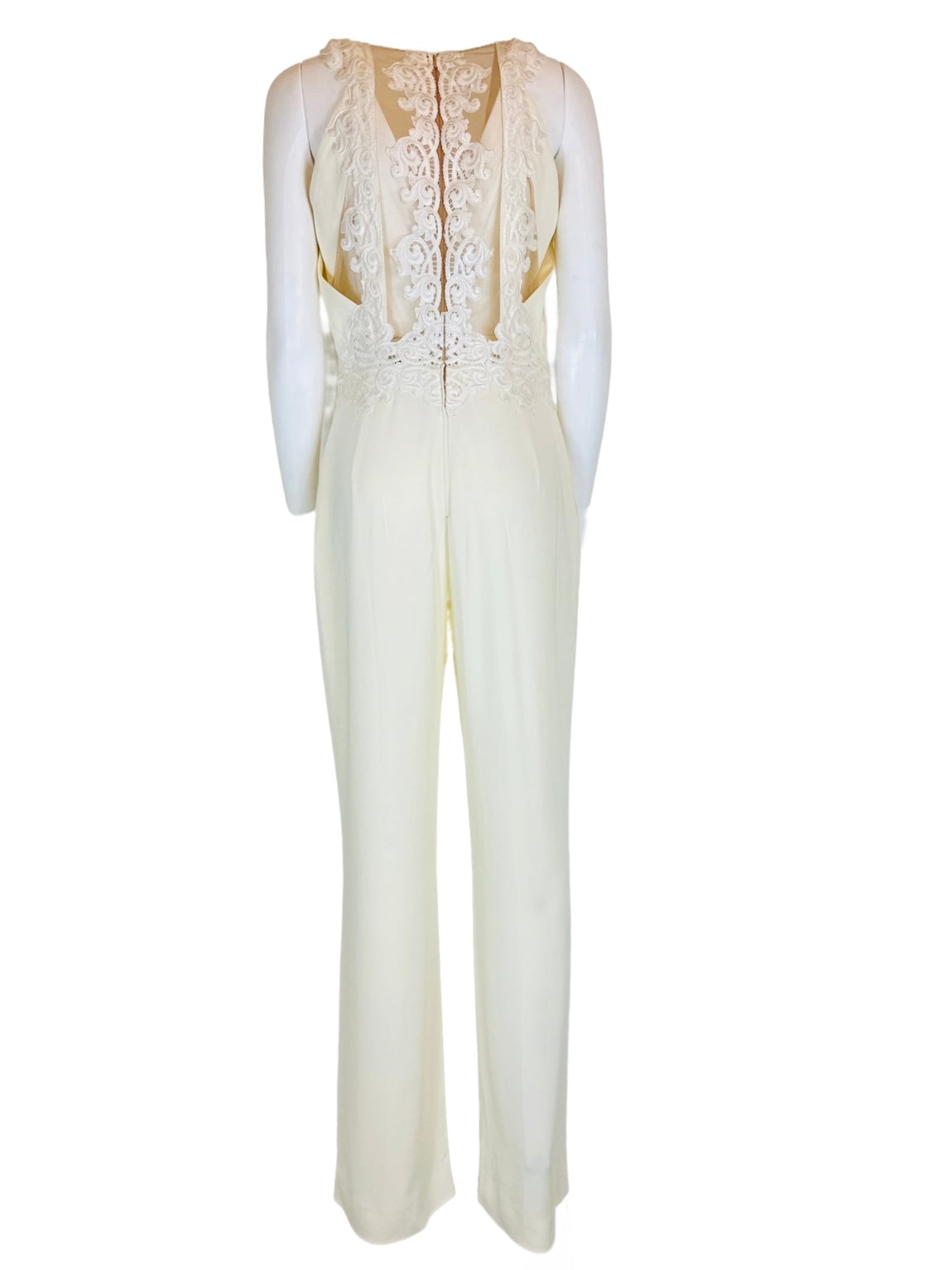 ZUHAIR MURAD - Embroidered Jumpsuit white size 38 FR