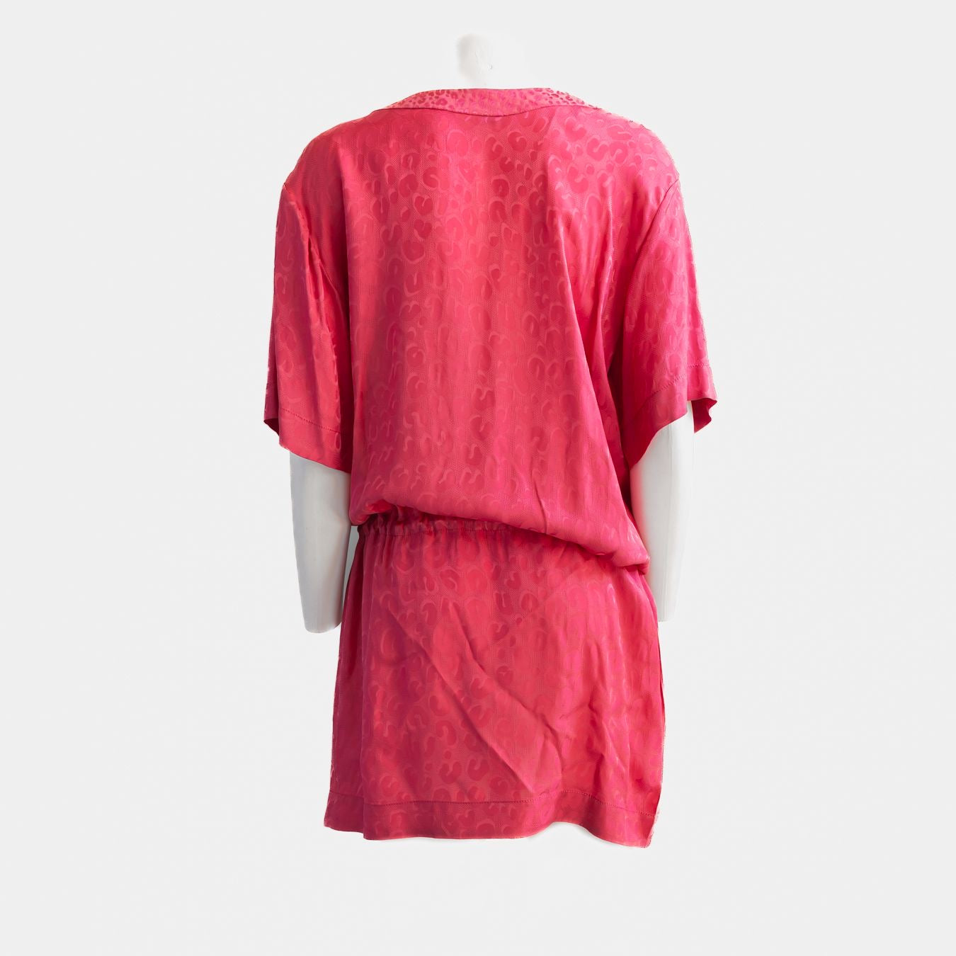 LOUIS VUITTON - DRESS MINI LEOPARD PRINT PINK SIZE 40 FR