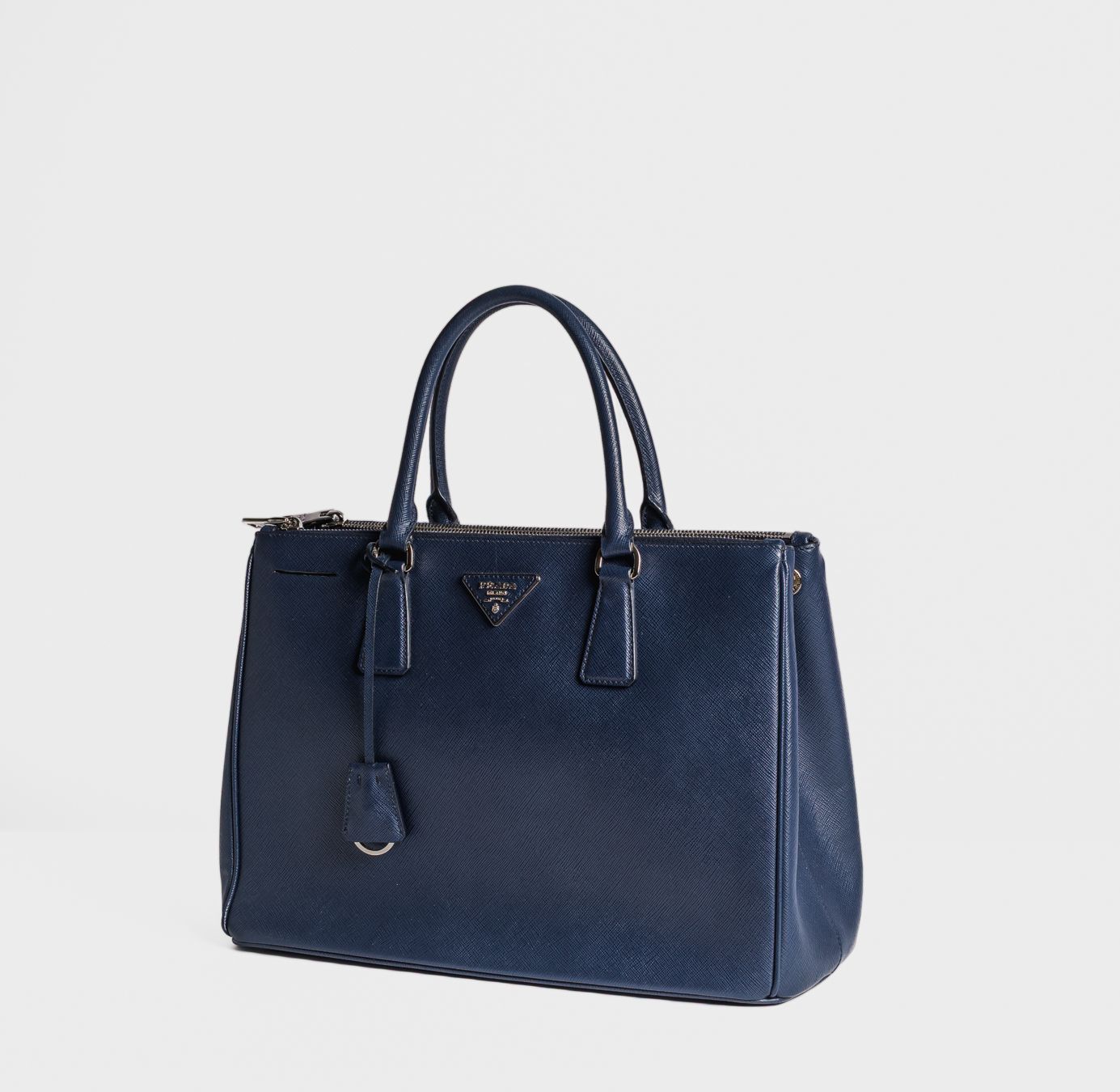 PRADA - BAG SAFFIANO GALLERIA LEATHER BAG BLUE