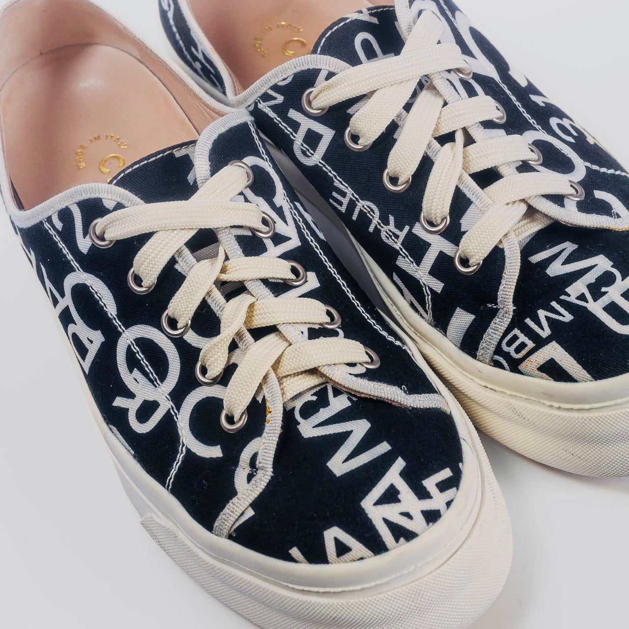 CHANEL - SNEAKERS CAMBON PRINT CANVAS SIZE 39 EU