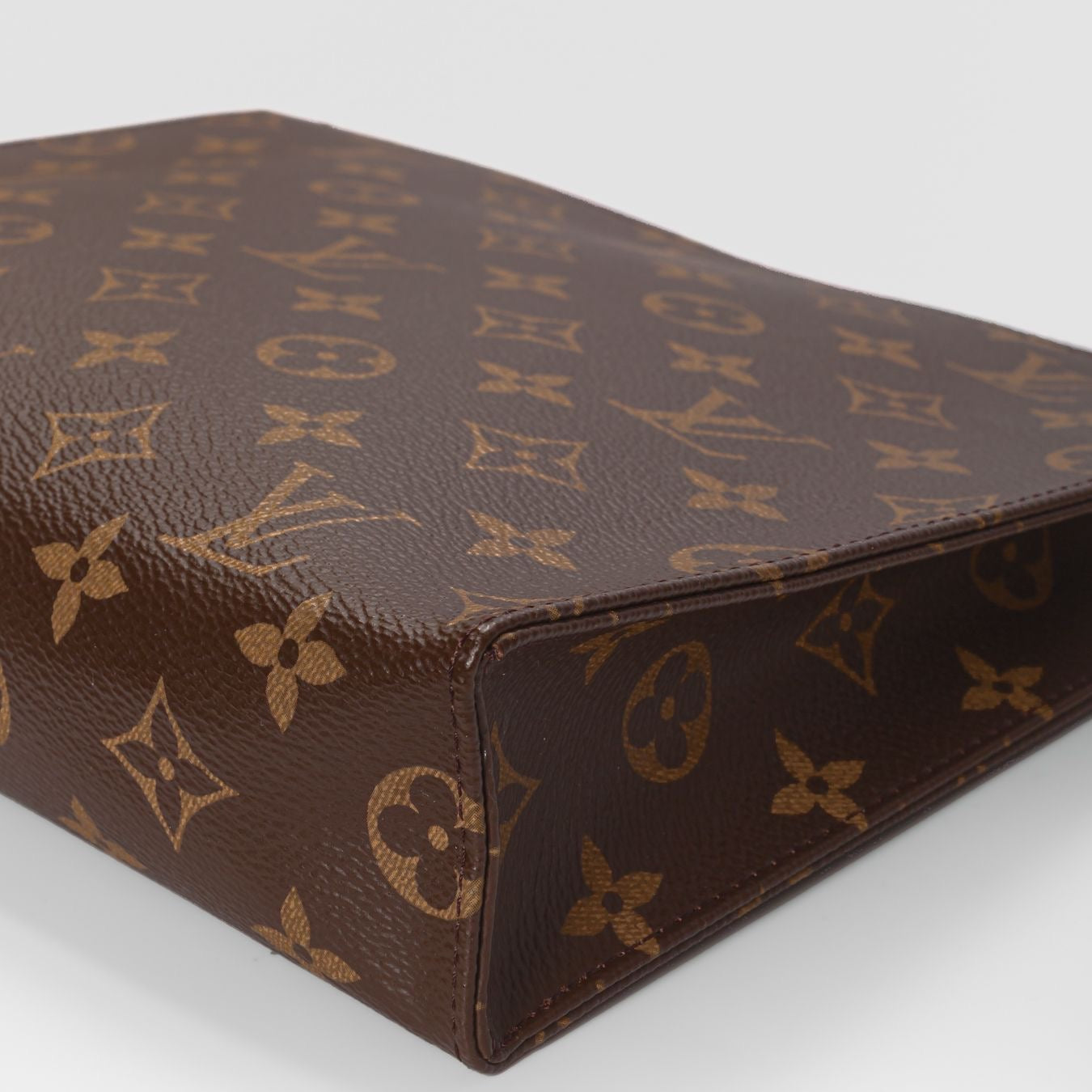 LOUIS VUITTON - MONOGRAM LEATHER POUCH 25
