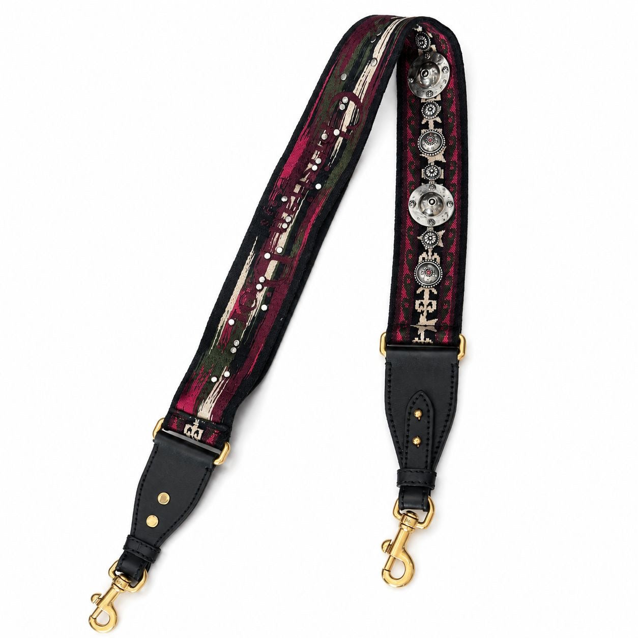 DIOR - STRAP MULTICOLOR WITH SILVER STUDS