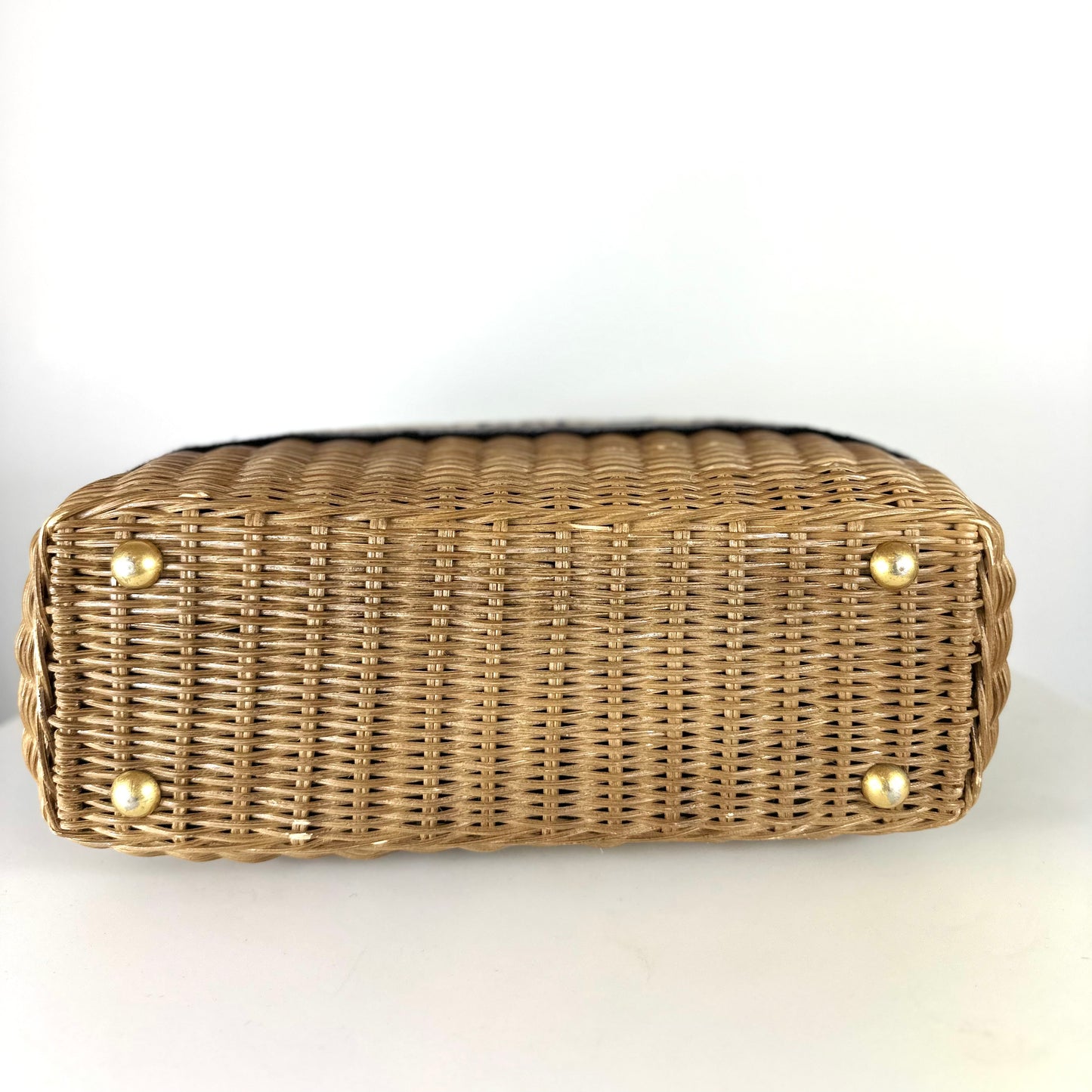 DIOR - Wicker Bag oblique blue with strap