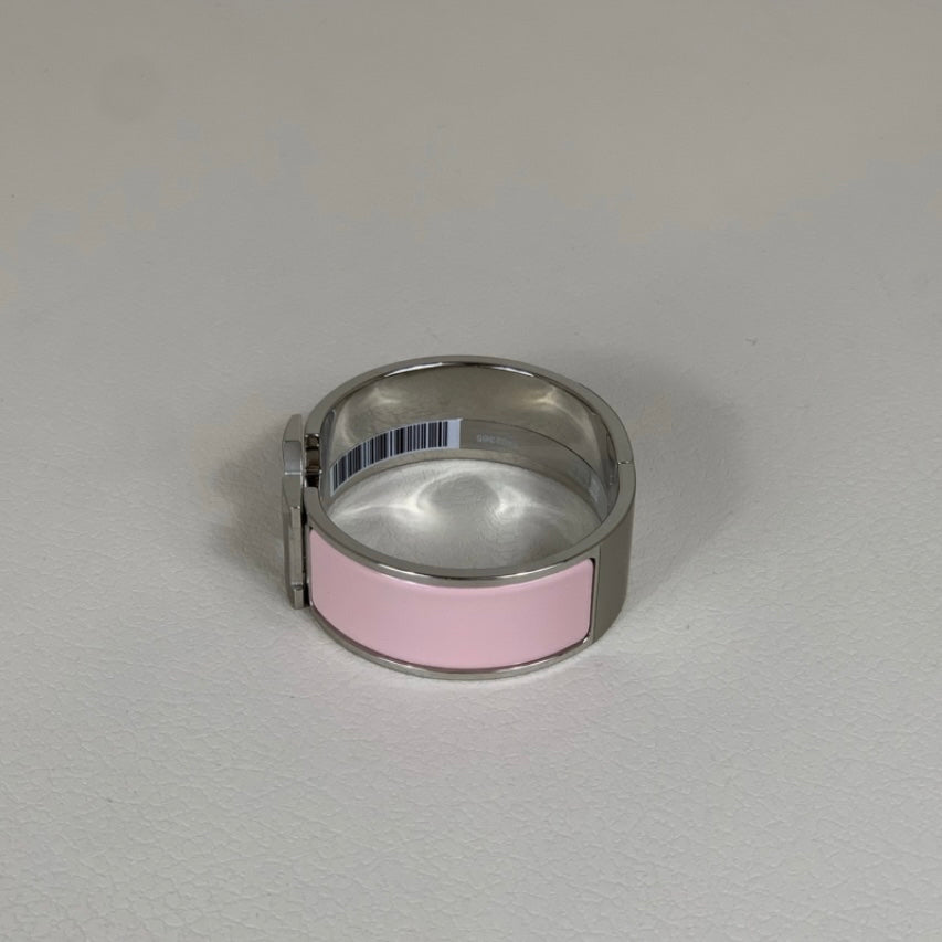 HERMÈS BRACELET CLIC CLAC H PINK size PM