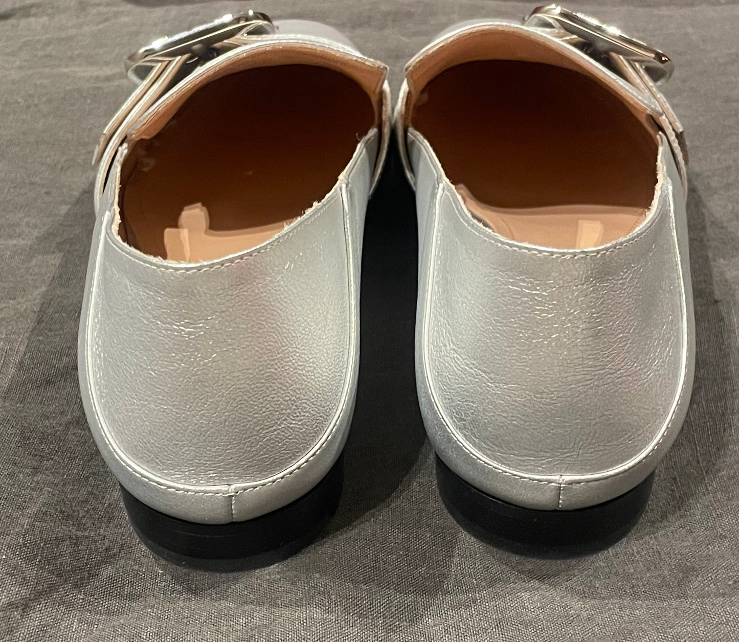 BALLY - Janelle loafer silver leather size 40 EU