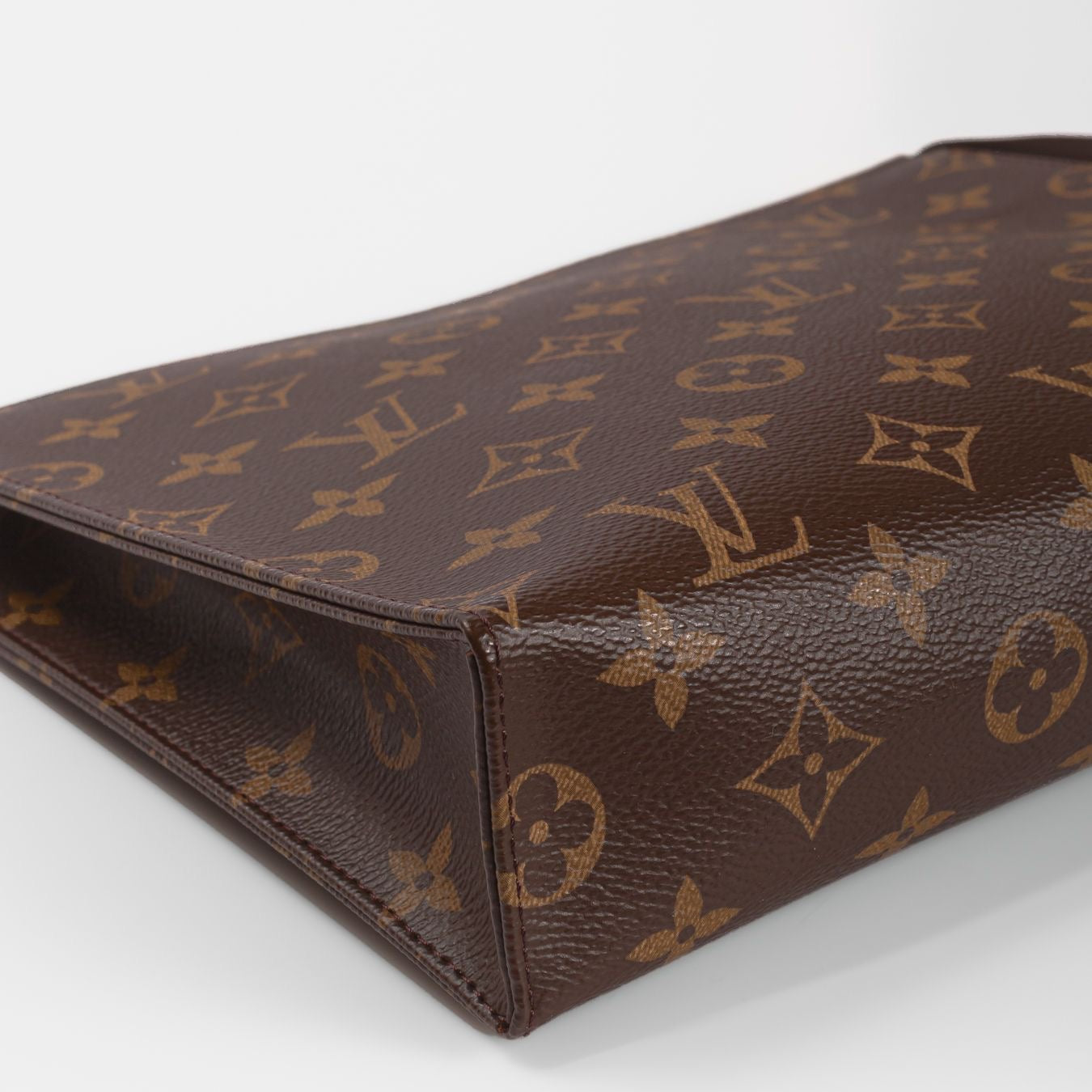 LOUIS VUITTON - MONOGRAM LEATHER POUCH 25