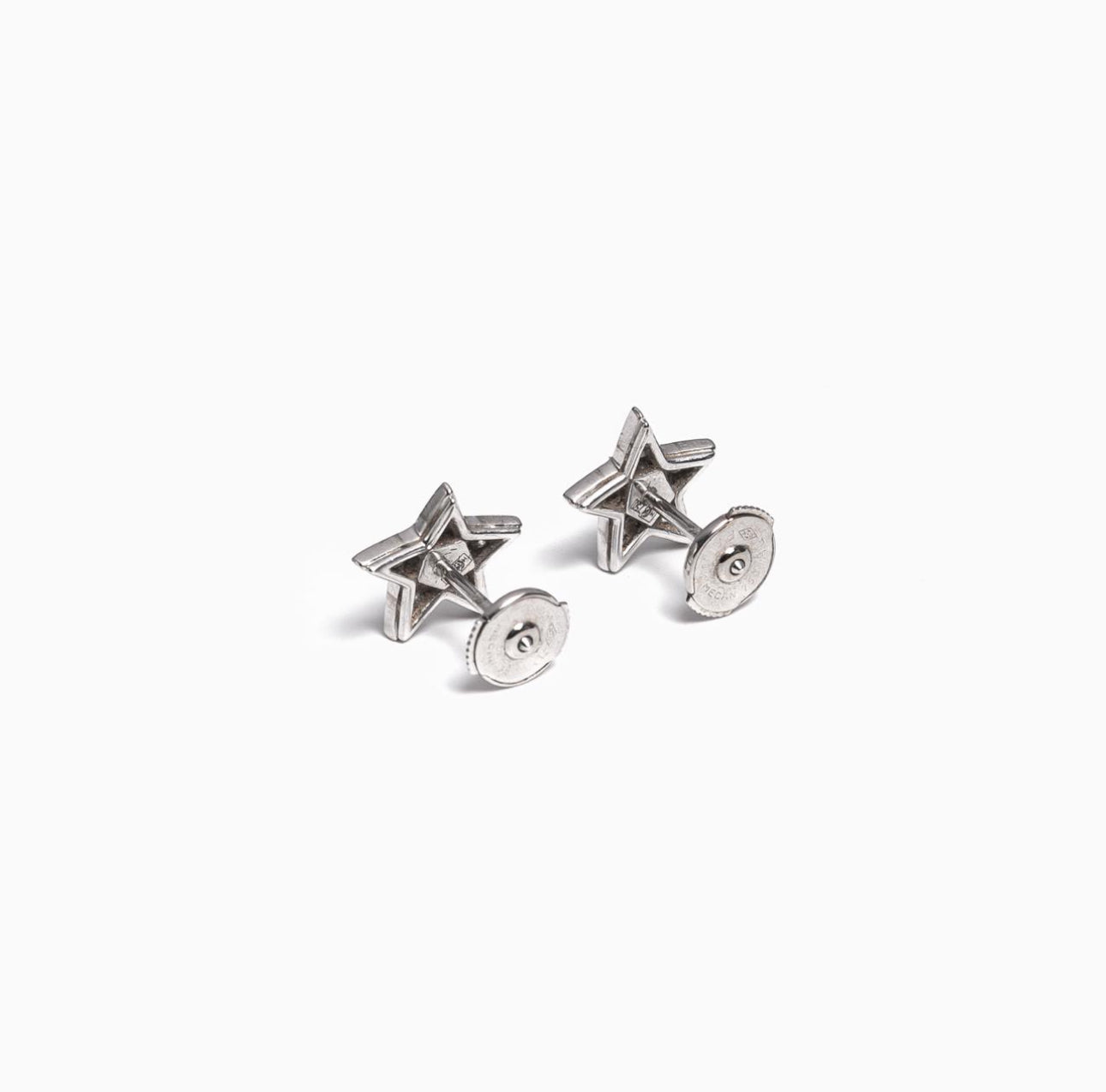 CHANEL - EARRINGS GÉODE SMALL WHITE GOLD AND DIAMONDS