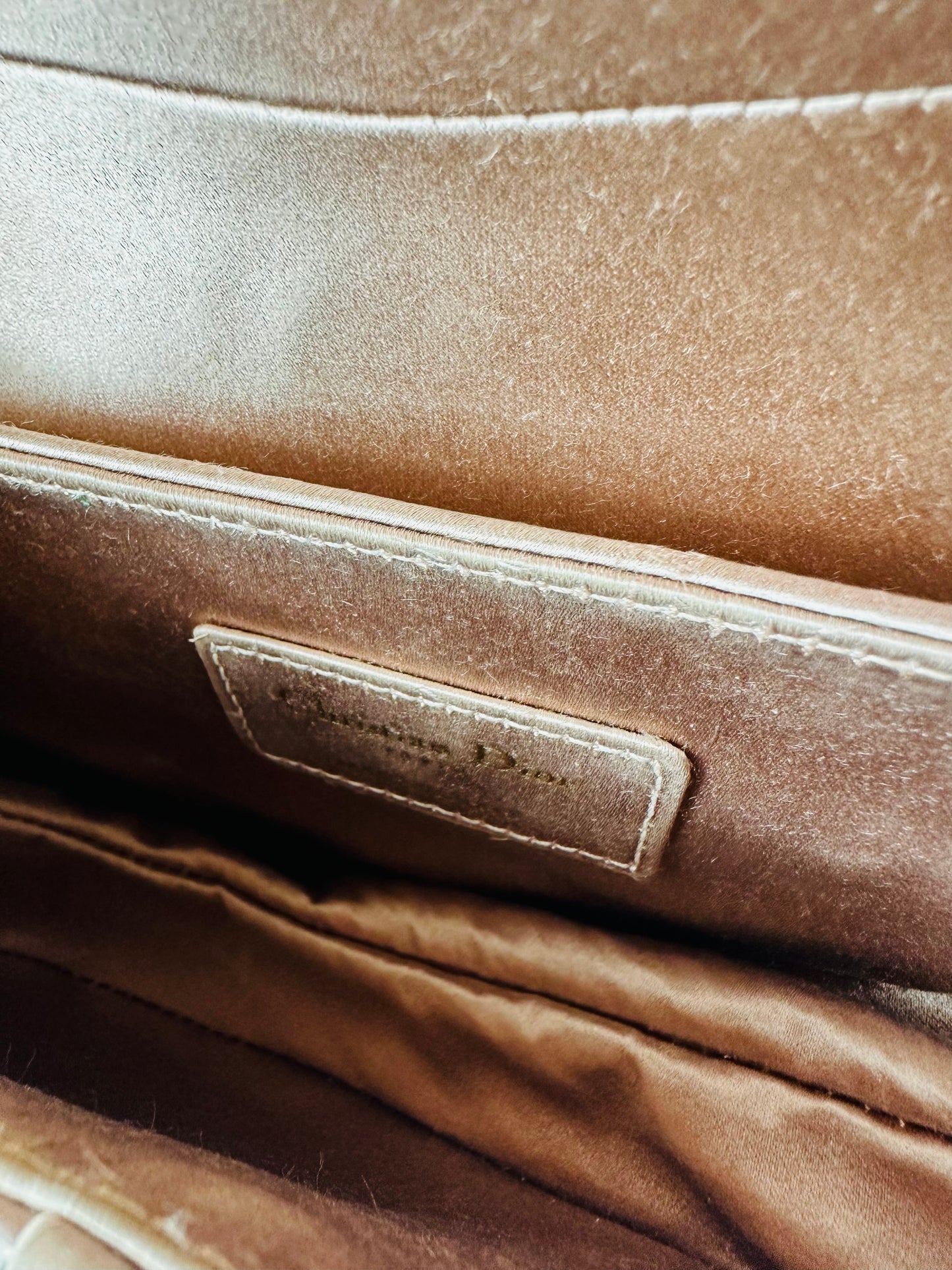 DIOR Saddle mini satin pink