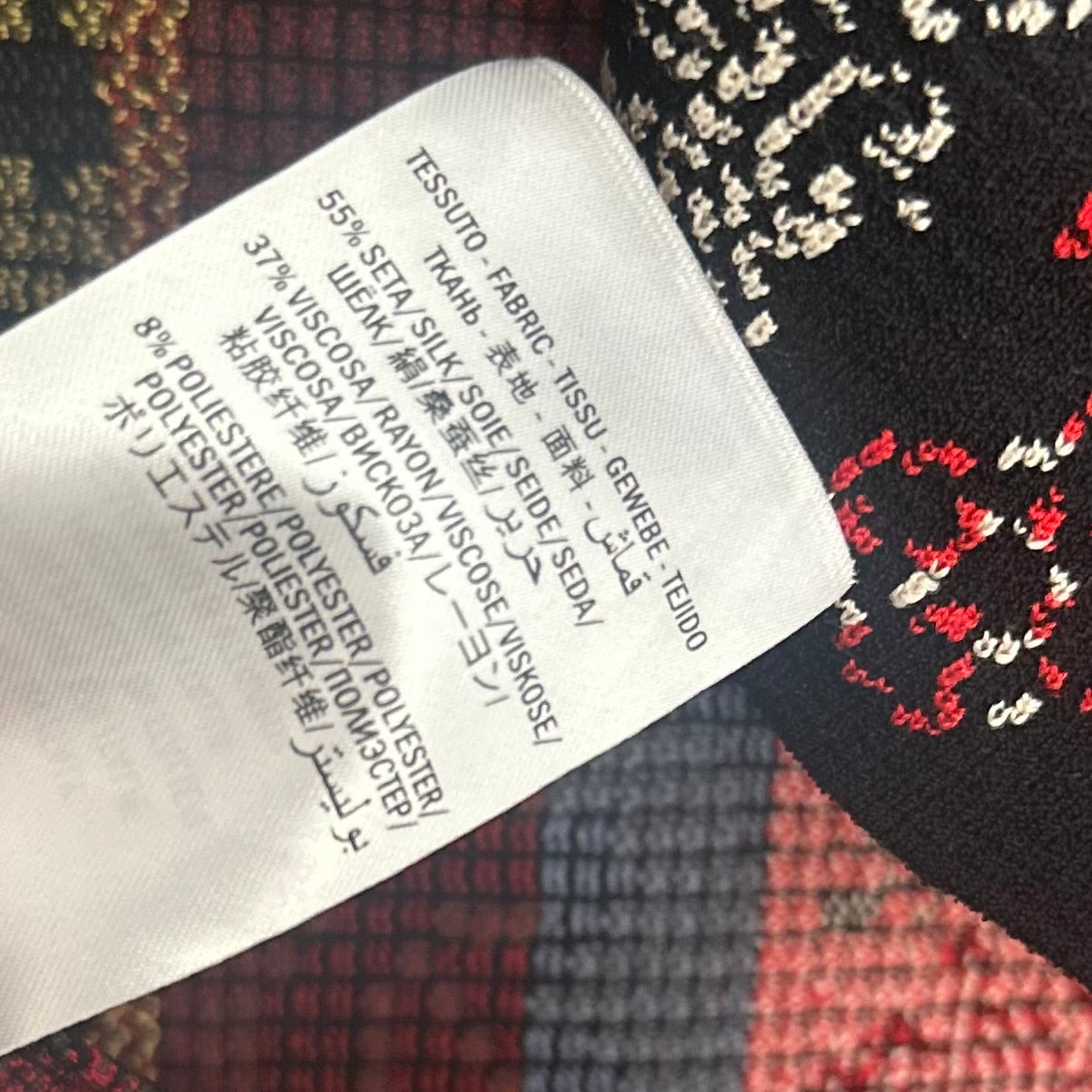 ALEXANDER MCQUEEN - DRESS FLORAL PRINT SIZE L