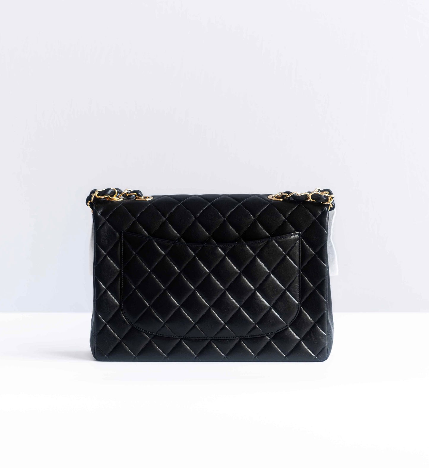 CHANEL - TIMELESS BAG LARGE QUILTED BLACK LEATHER GOLD HARDWARE