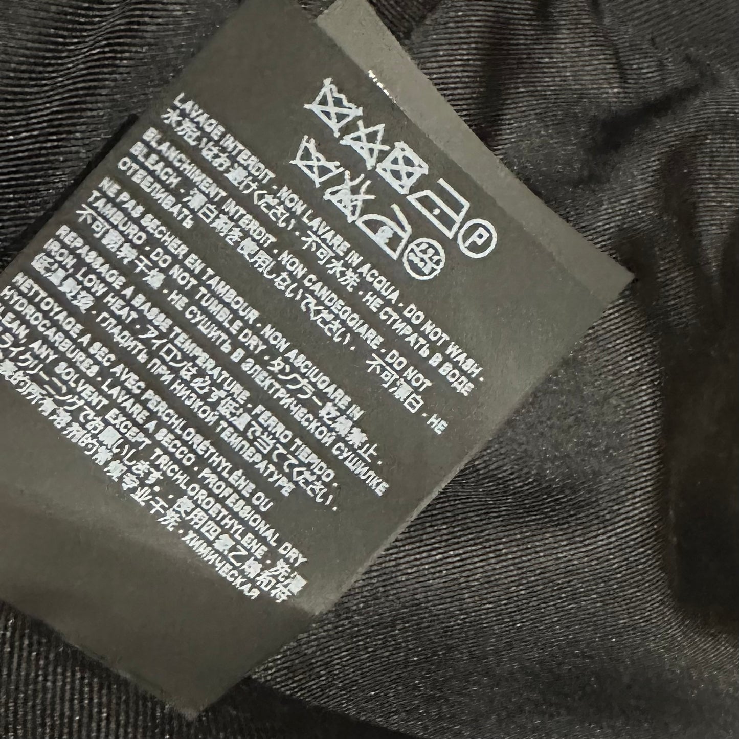 SAINT LAURENT - SKIRT MINI BLACK WOOL WITH BUTTONS SIZE 38 FR