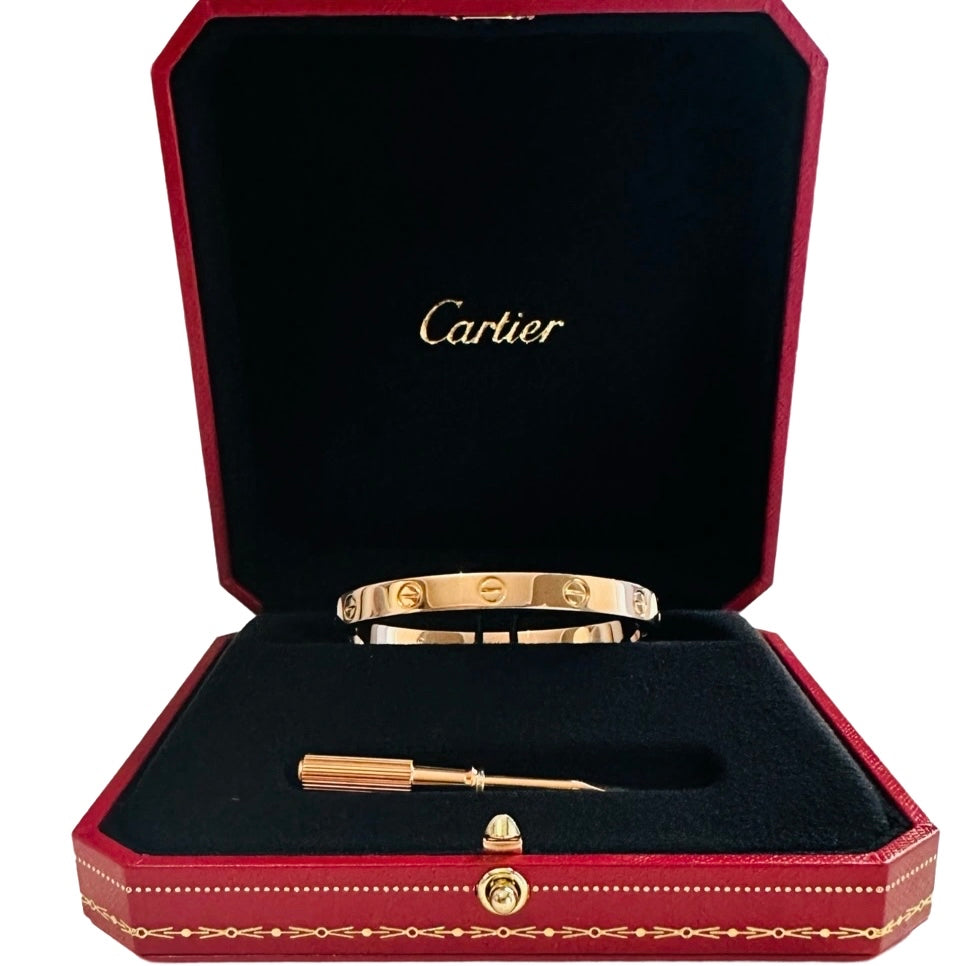 CARTIER - Love bracelet pink gold size 16