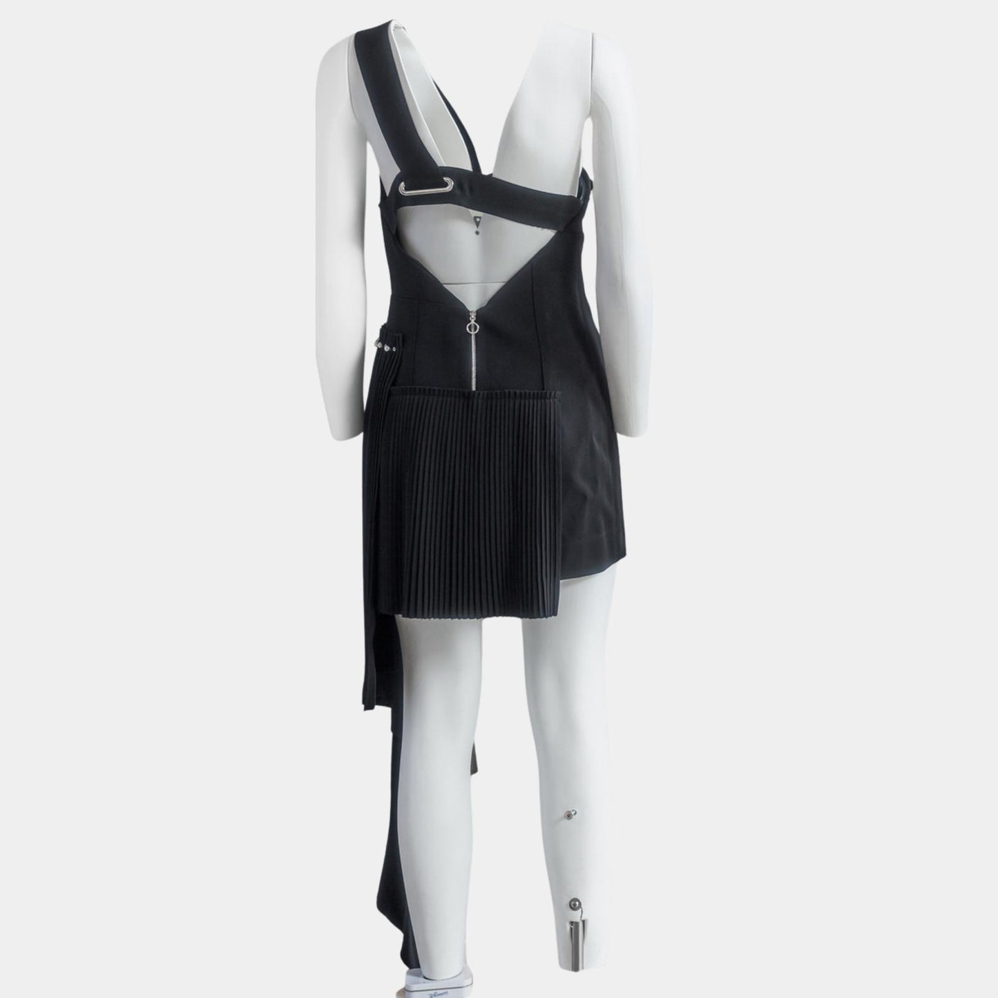 ANTHONY VACCARELLO - DRESS MINI BLACK SIZE 38 IT