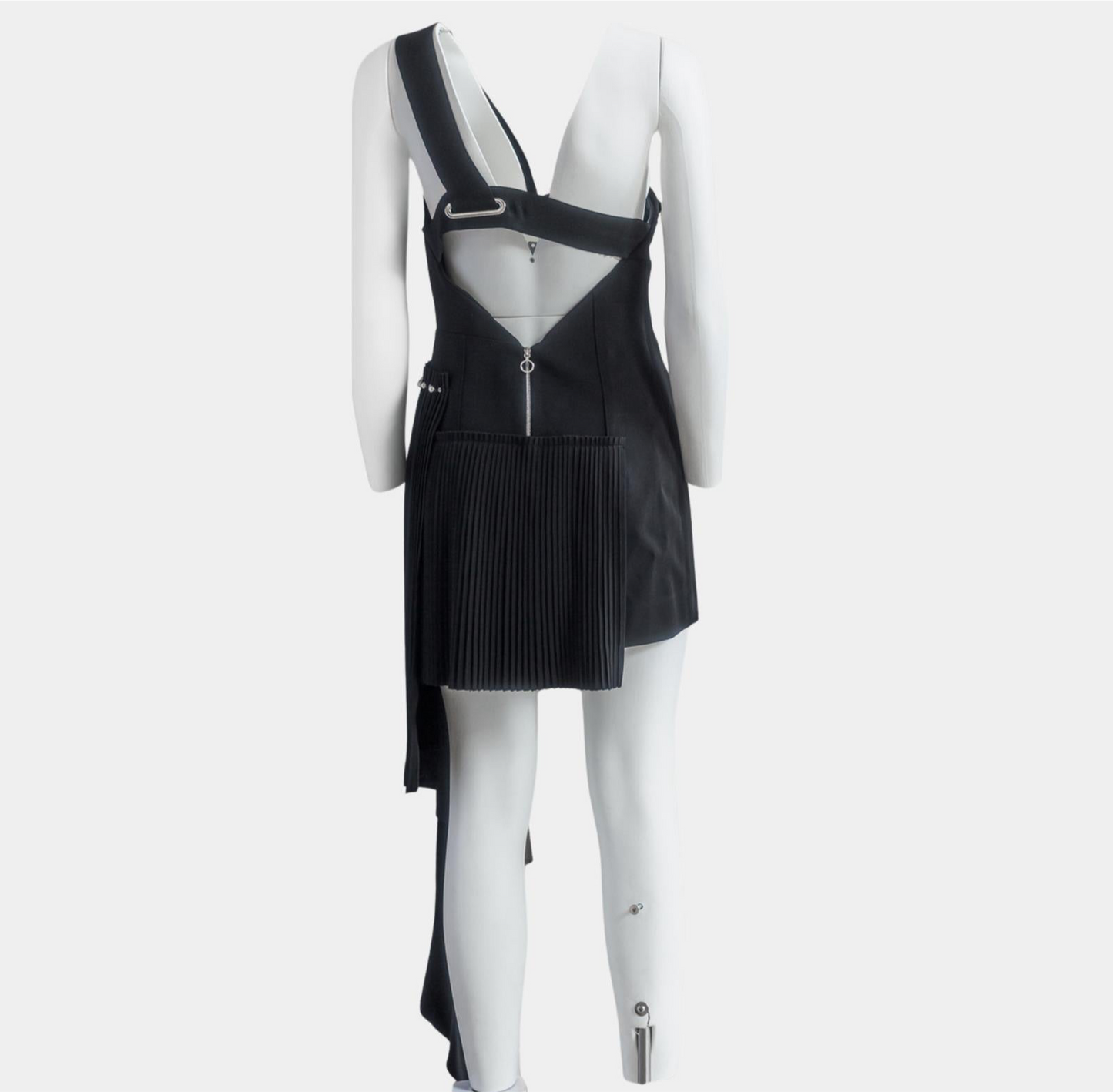 ANTHONY VACCARELLO - DRESS MINI BLACK SIZE 38 IT
