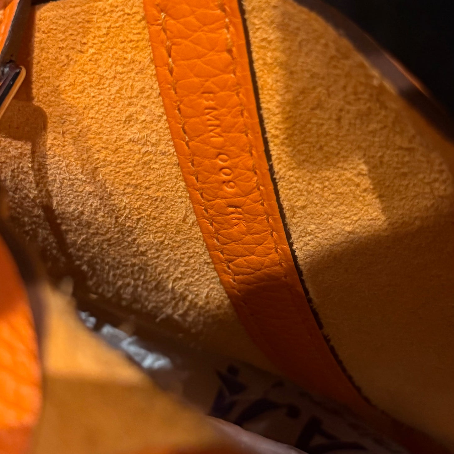 HERMÈS - *NEVER WORN* BAG PICOTIN 22 ORANGE TAURILLON CLEMENCE LEATHER