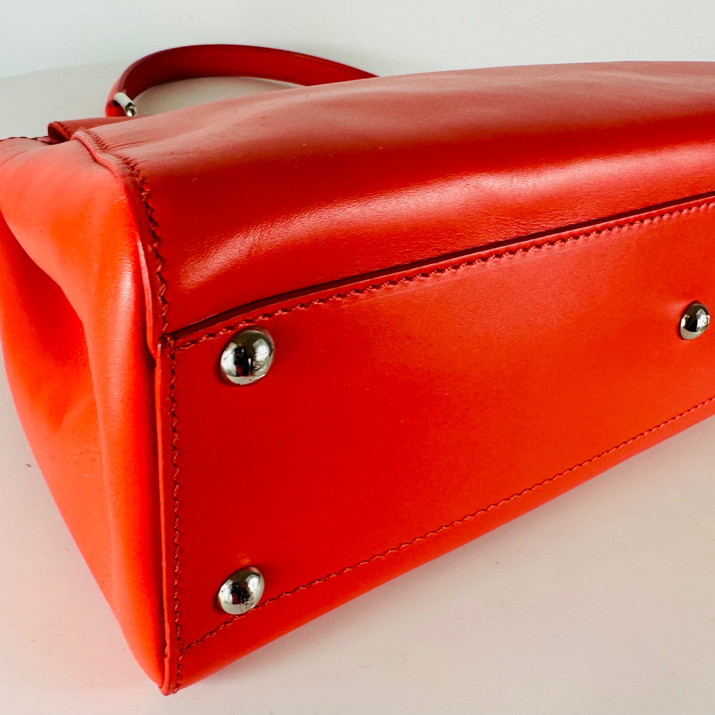 *LIMITED EDITION* FENDI - Peekaboo Bag red with strap blue python and crocodile details