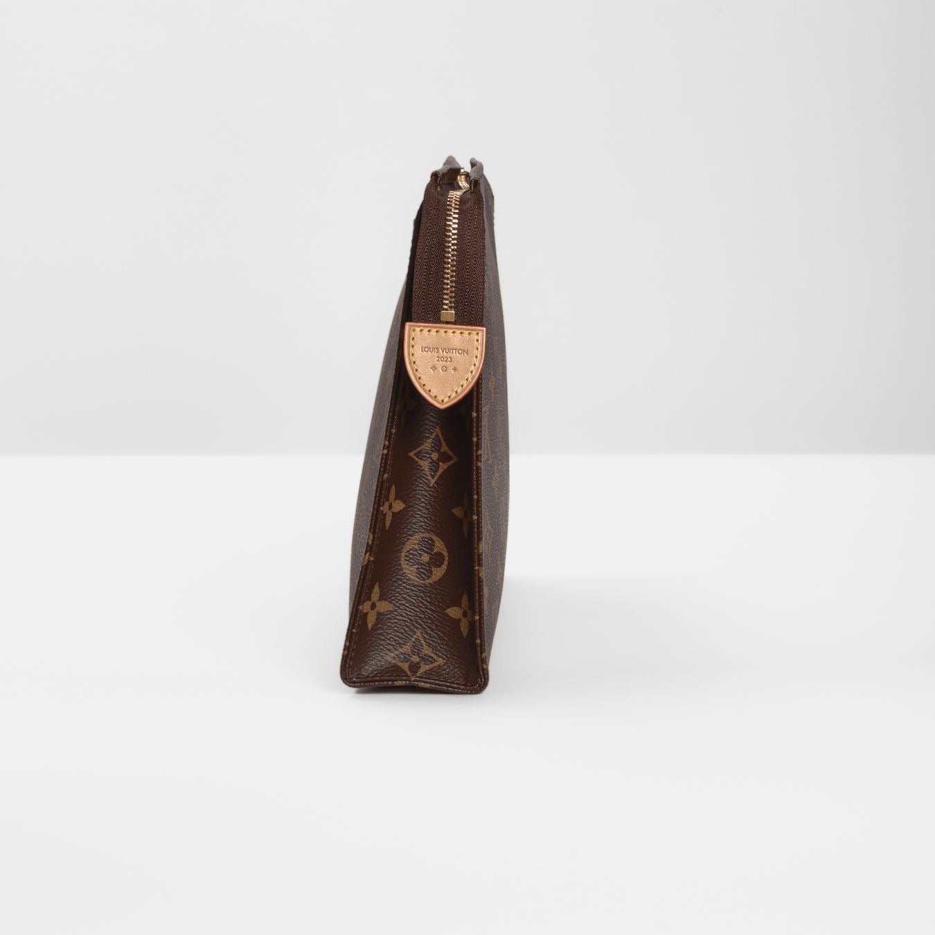 LOUIS VUITTON - MONOGRAM LEATHER POUCH 25