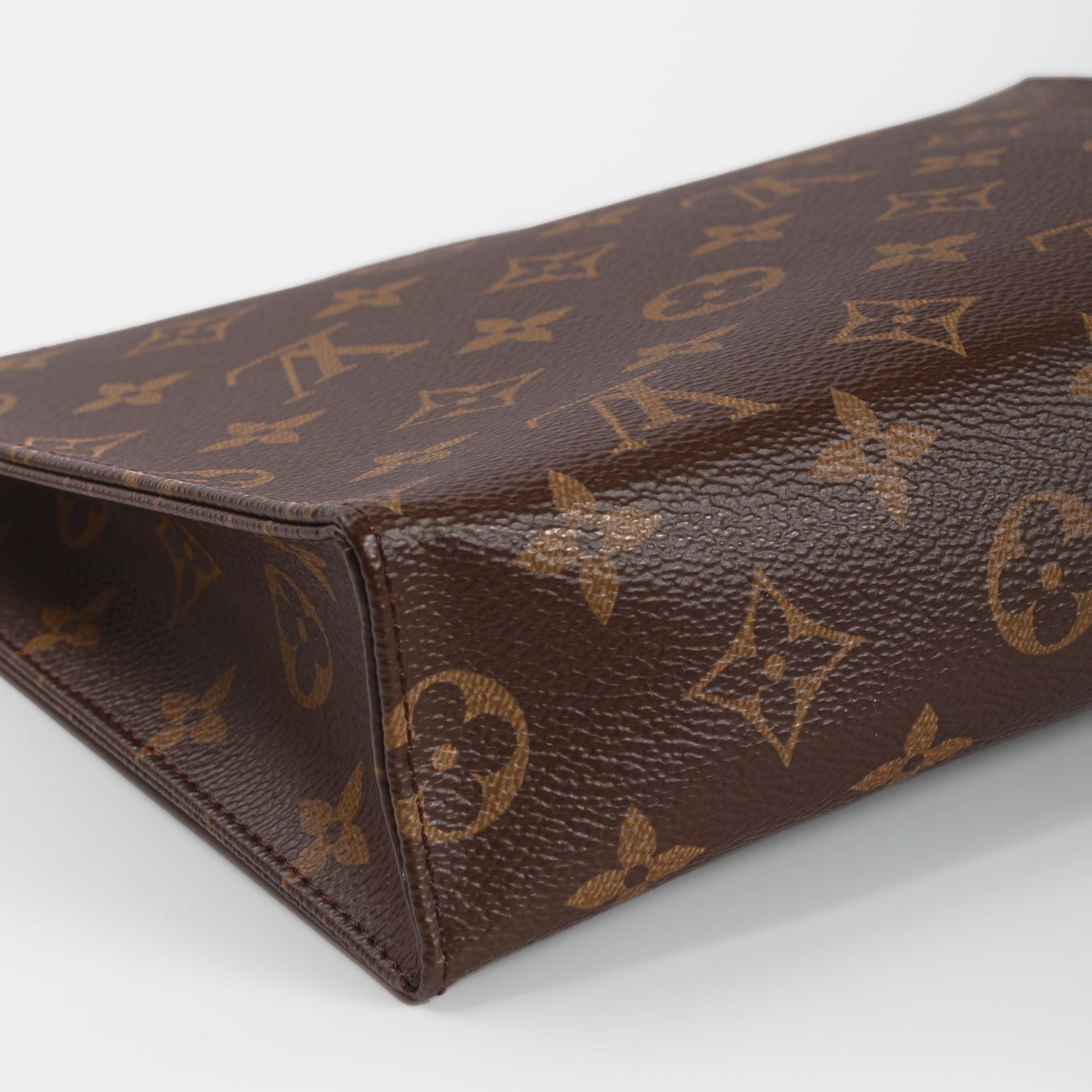LOUIS VUITTON - MONOGRAM LEATHER POUCH 25