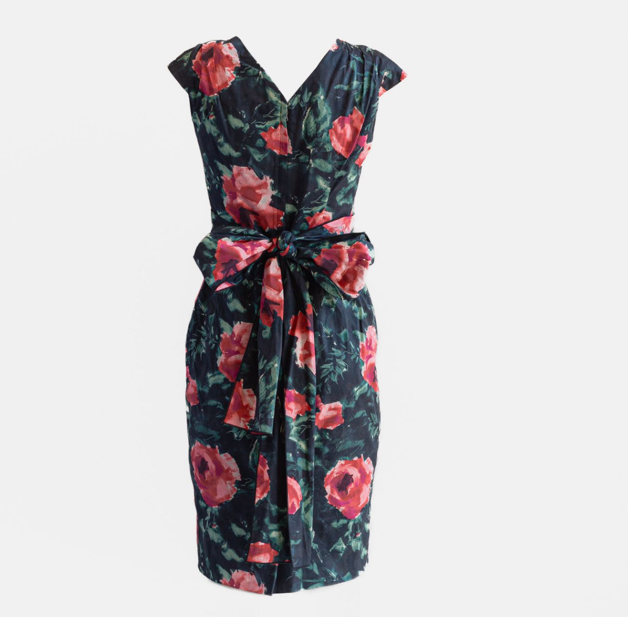 DOLCE & GABBANA - DRESS MIDI FLORAL PRINT SIZE 38 IT
