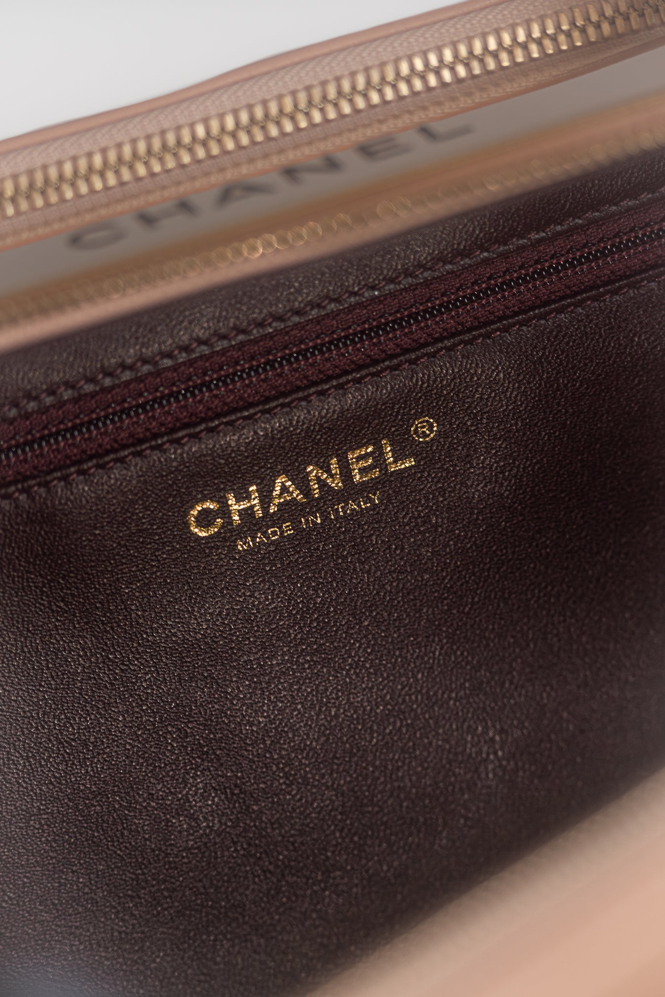 CHANEL - BAG TRENDY CC BOWLING CAMEL QUILTED LAMBSKIN