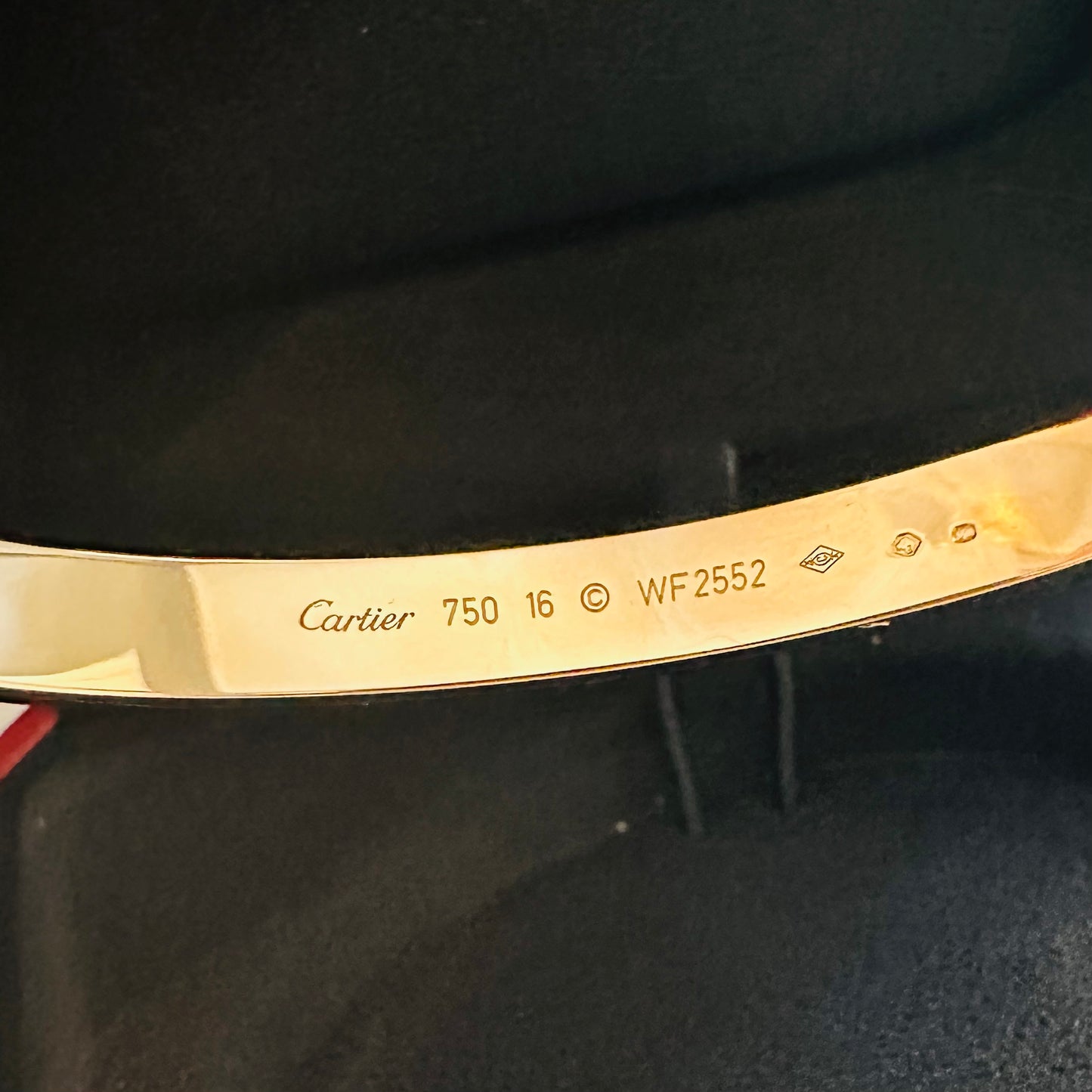 CARTIER - Love bracelet pink gold size 16