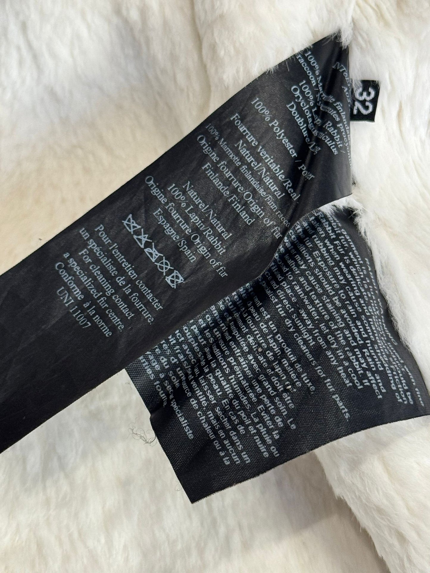 YVES SALOMON - PARKA IN DENIM LIGHT BLUE WITH ORILAG FUR LINING AND HOOD