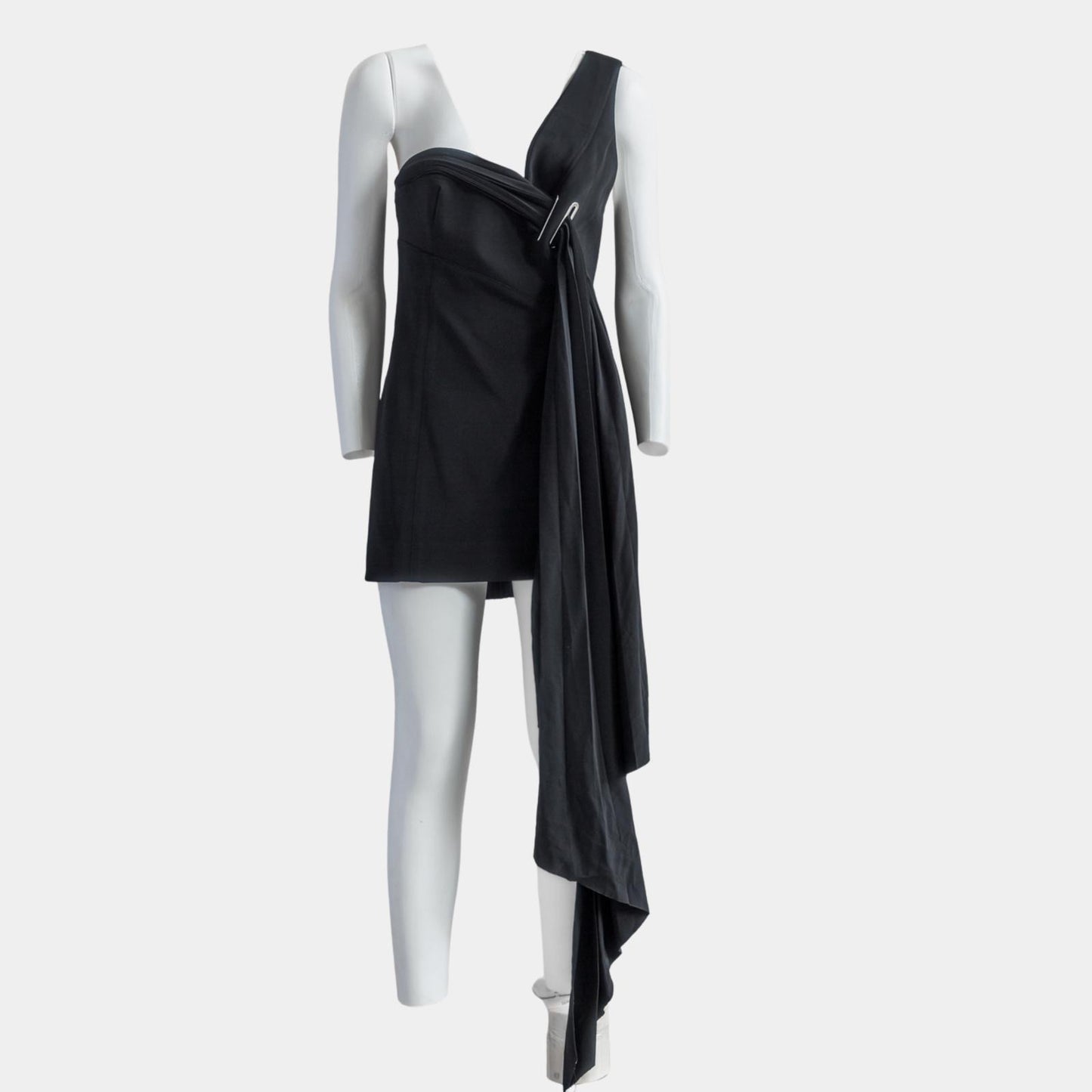 ANTHONY VACCARELLO - DRESS MINI BLACK SIZE 38 IT