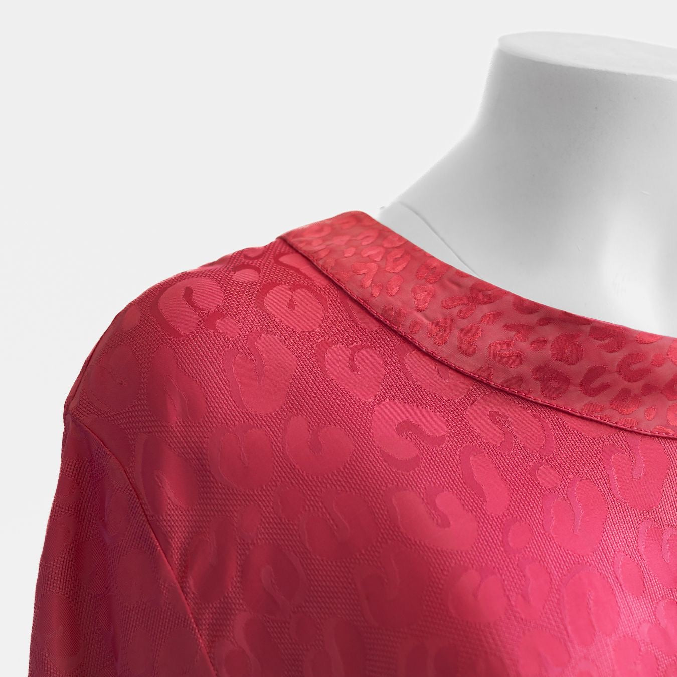 LOUIS VUITTON - DRESS MINI LEOPARD PRINT PINK SIZE 40 FR