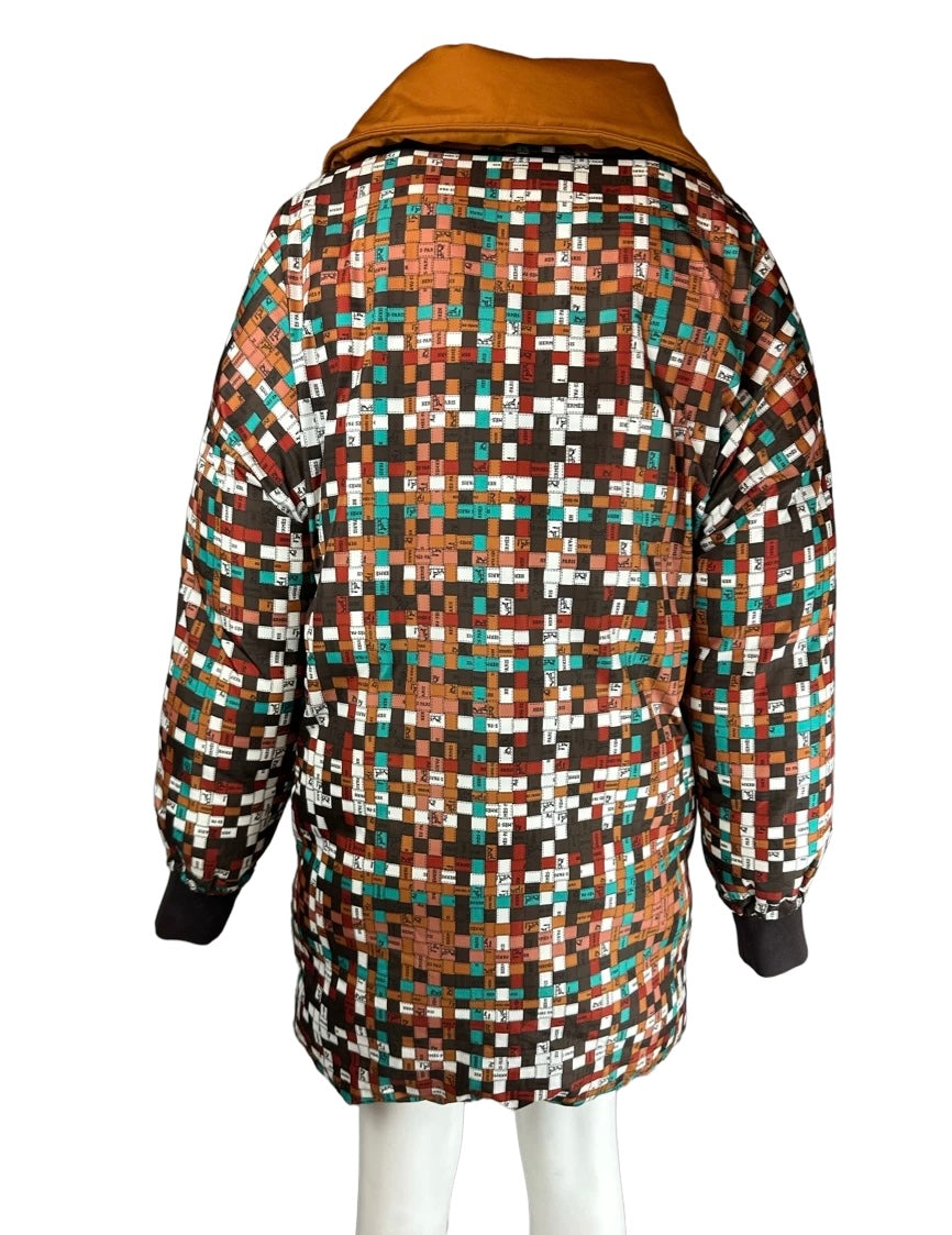 HERMÈS - Doudoune oversize longue size 36 FR