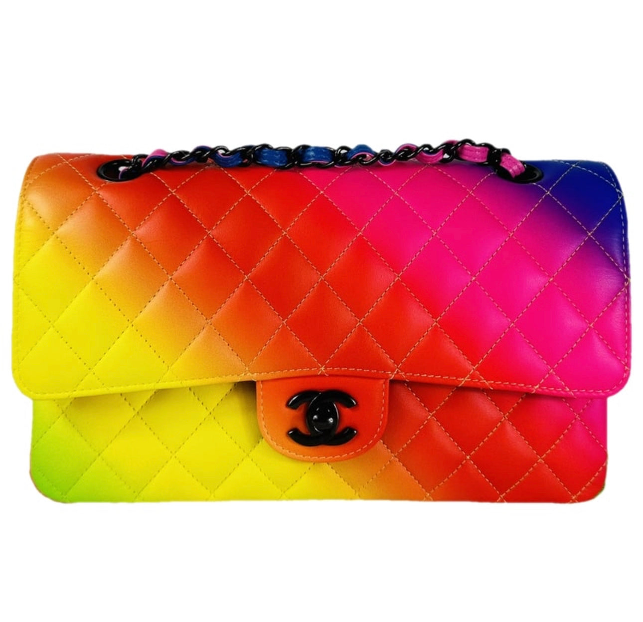 CHANEL - Timeless rainbow bag
