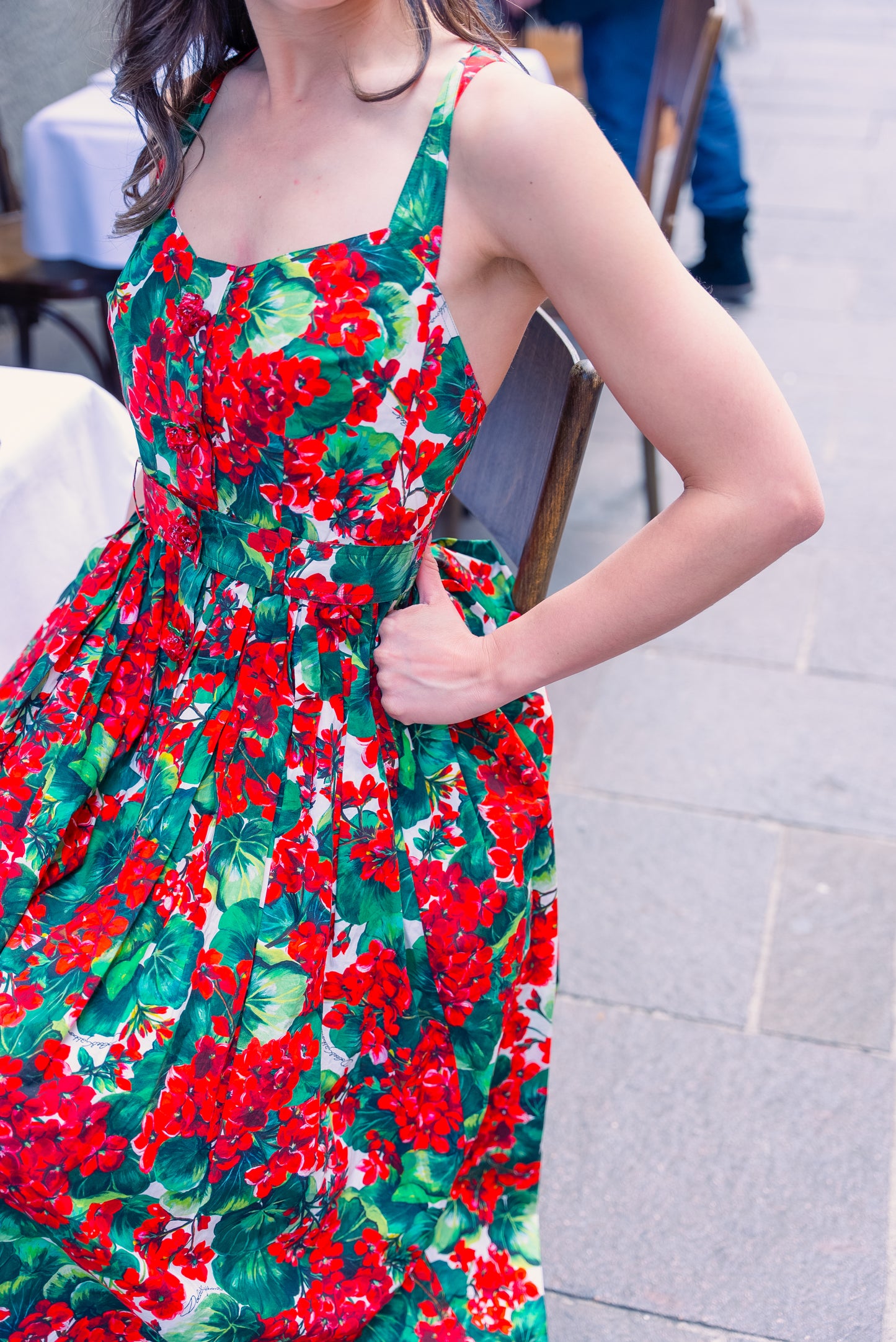 DOLCE & GABBANA - Long dress red size 40 IT