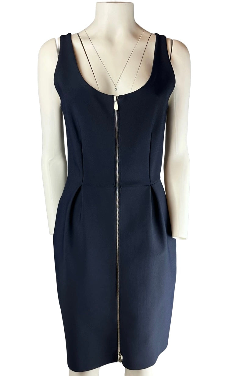 DIOR - Dress midi blue size 38 FR