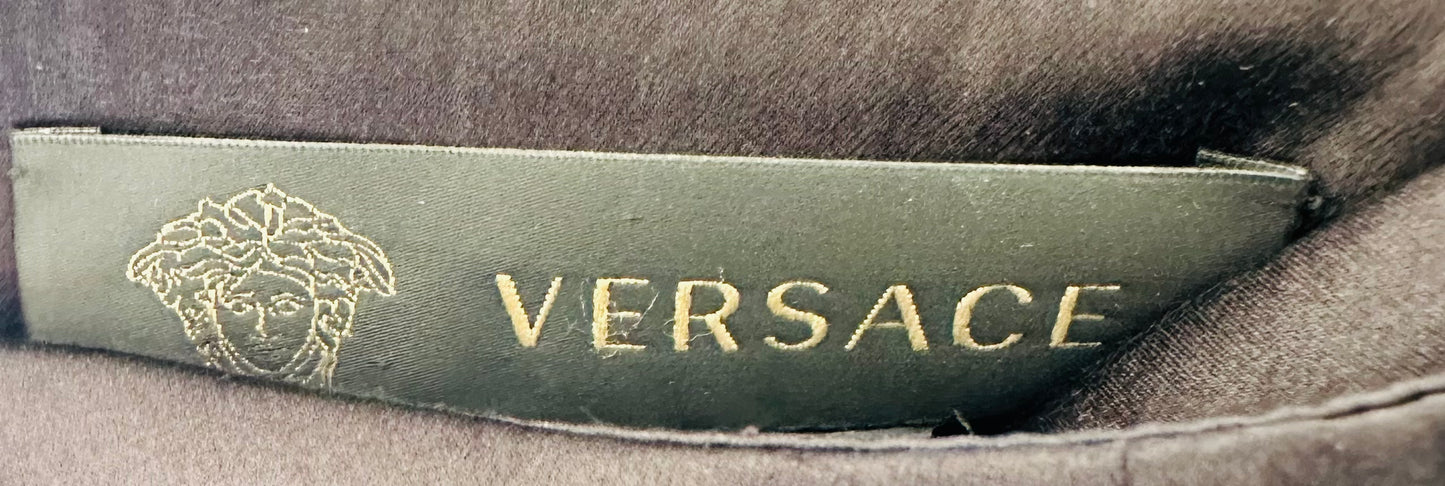 VERSACE - Skirt asymmetrical black size M