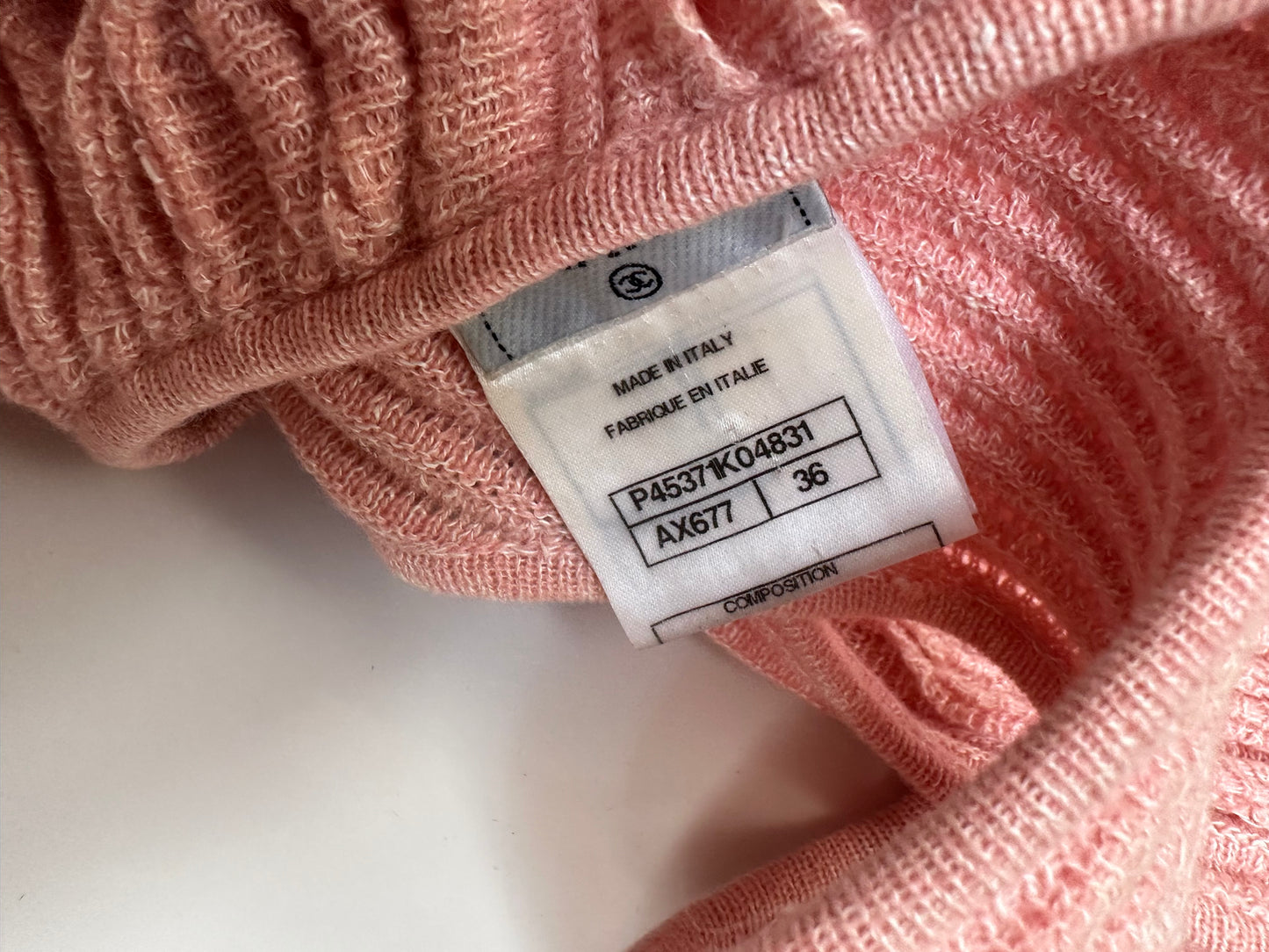 CHANEL - Mini dress pink size 36 FR