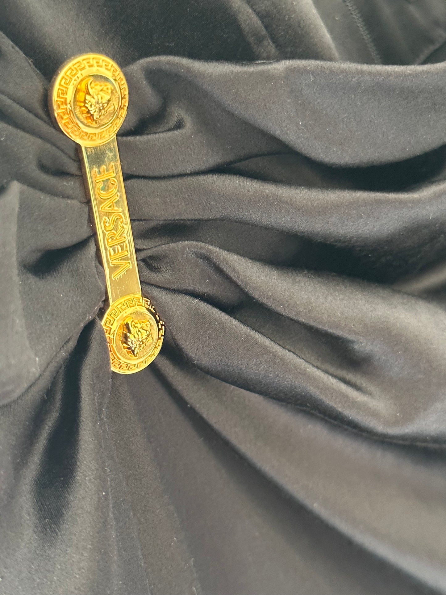 VERSACE - Skirt asymmetrical black size M