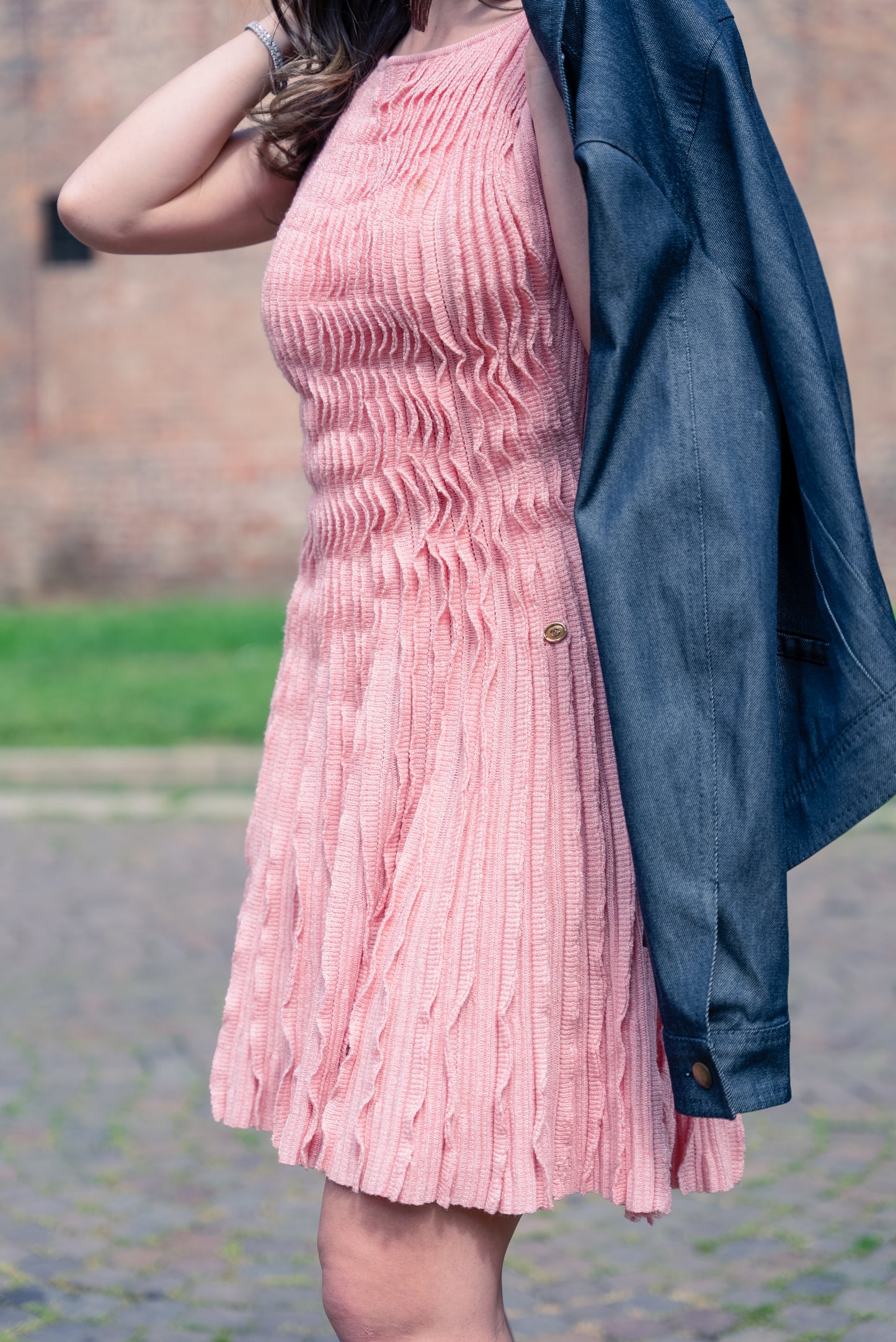 CHANEL - Mini dress pink size 36 FR