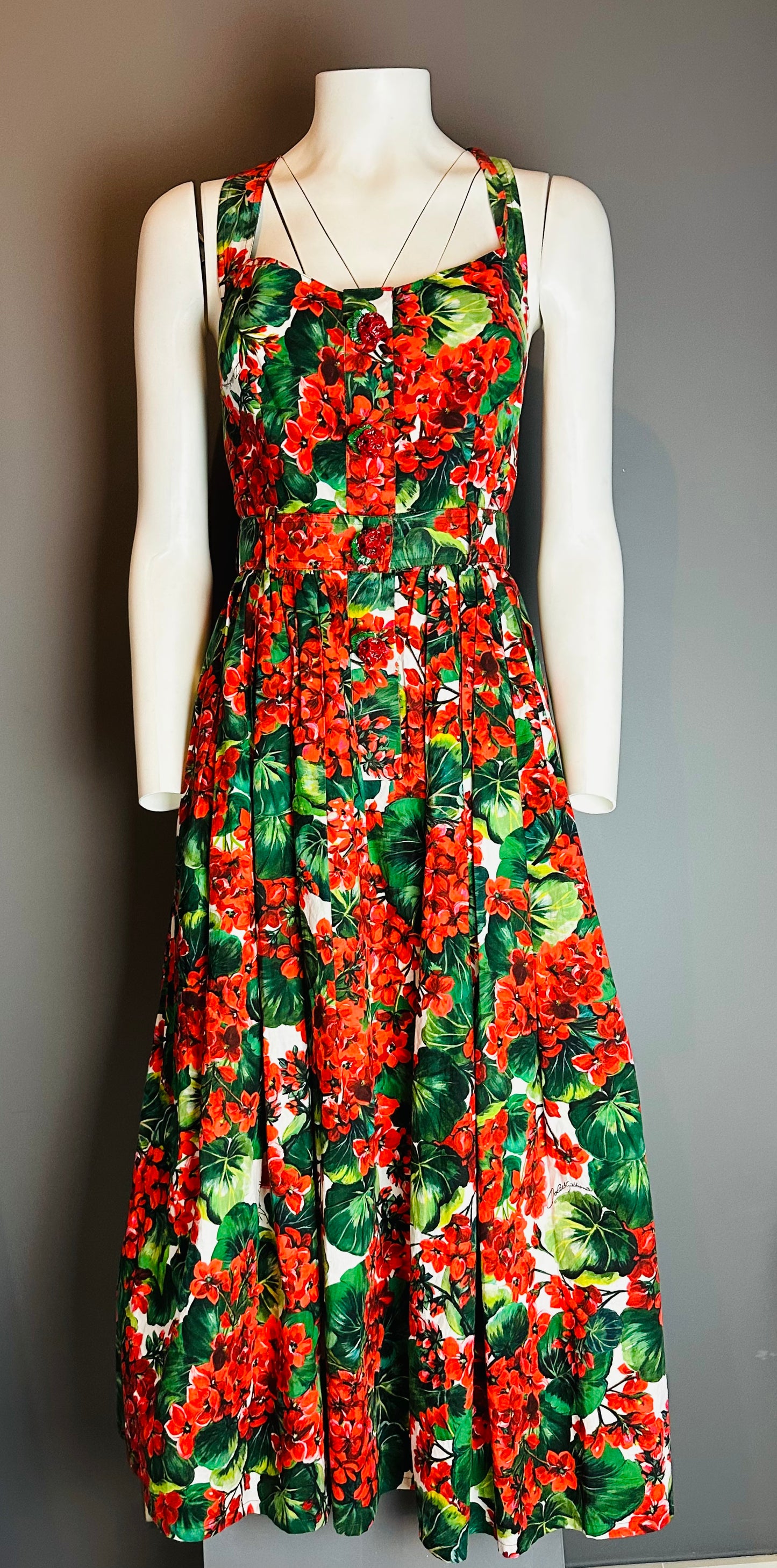 DOLCE & GABBANA - Long dress red size 40 IT