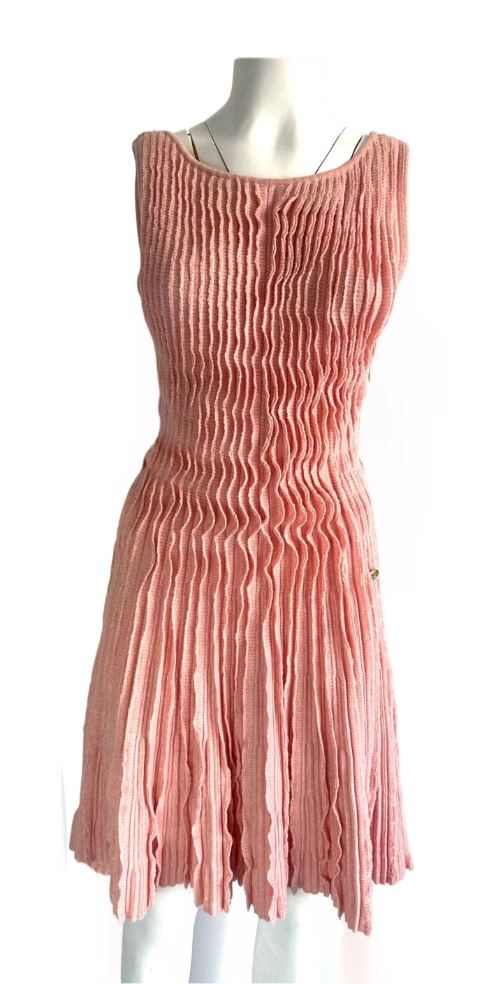 CHANEL - Mini dress pink size 36 FR