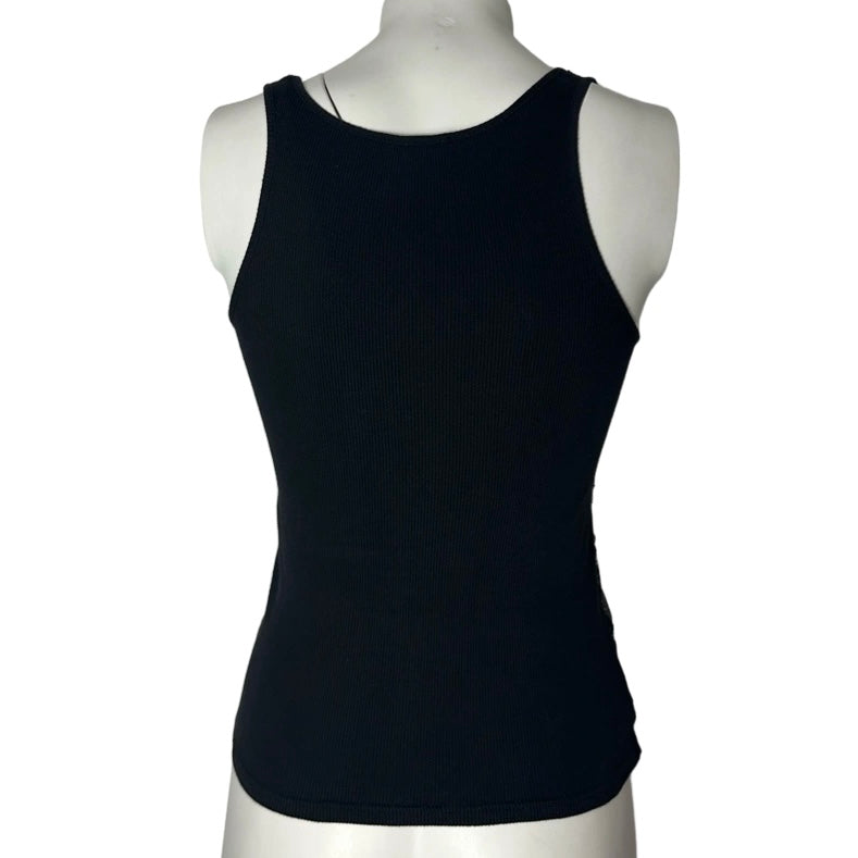 CHANEL - Tank top Gold Black graffiti size 34 FR